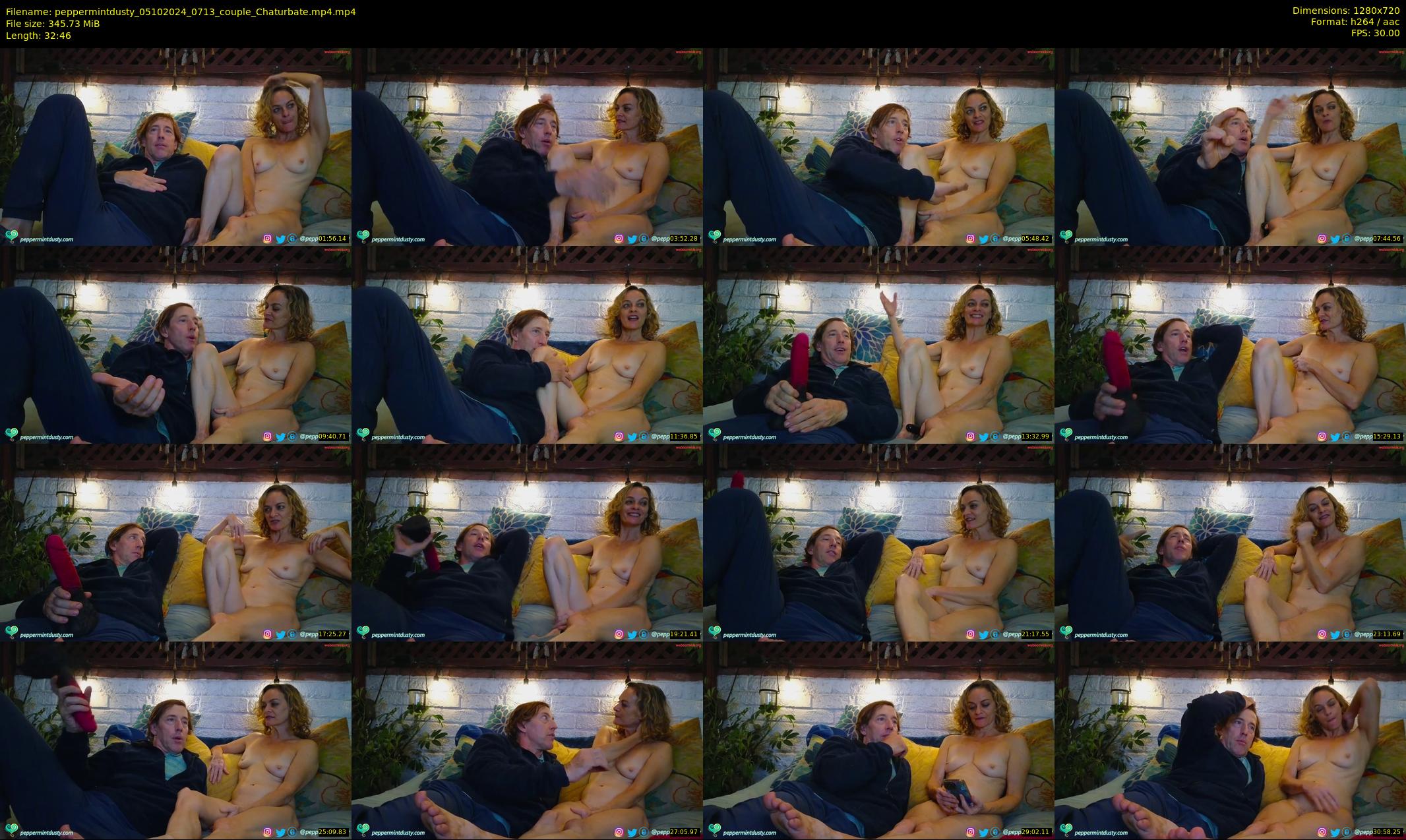 peppermintdusty — 33 minute Chaturbate couple cam show recording, 720p, Oct 5, 2024