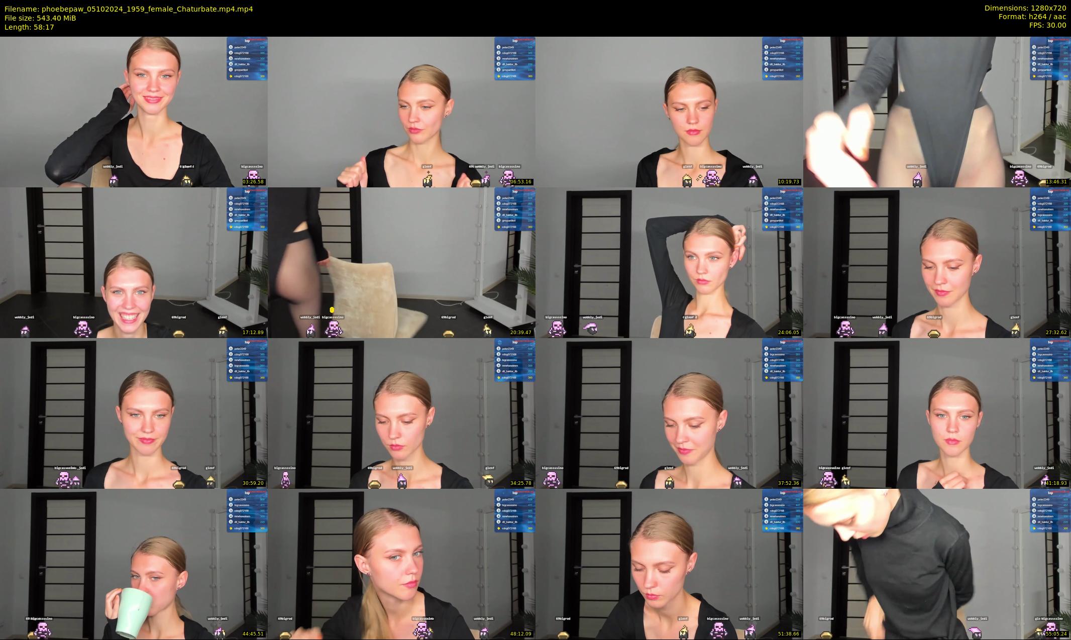 phoebepaw — 59 minute Chaturbate female cam show recording, 720p, Oct 5, 2024