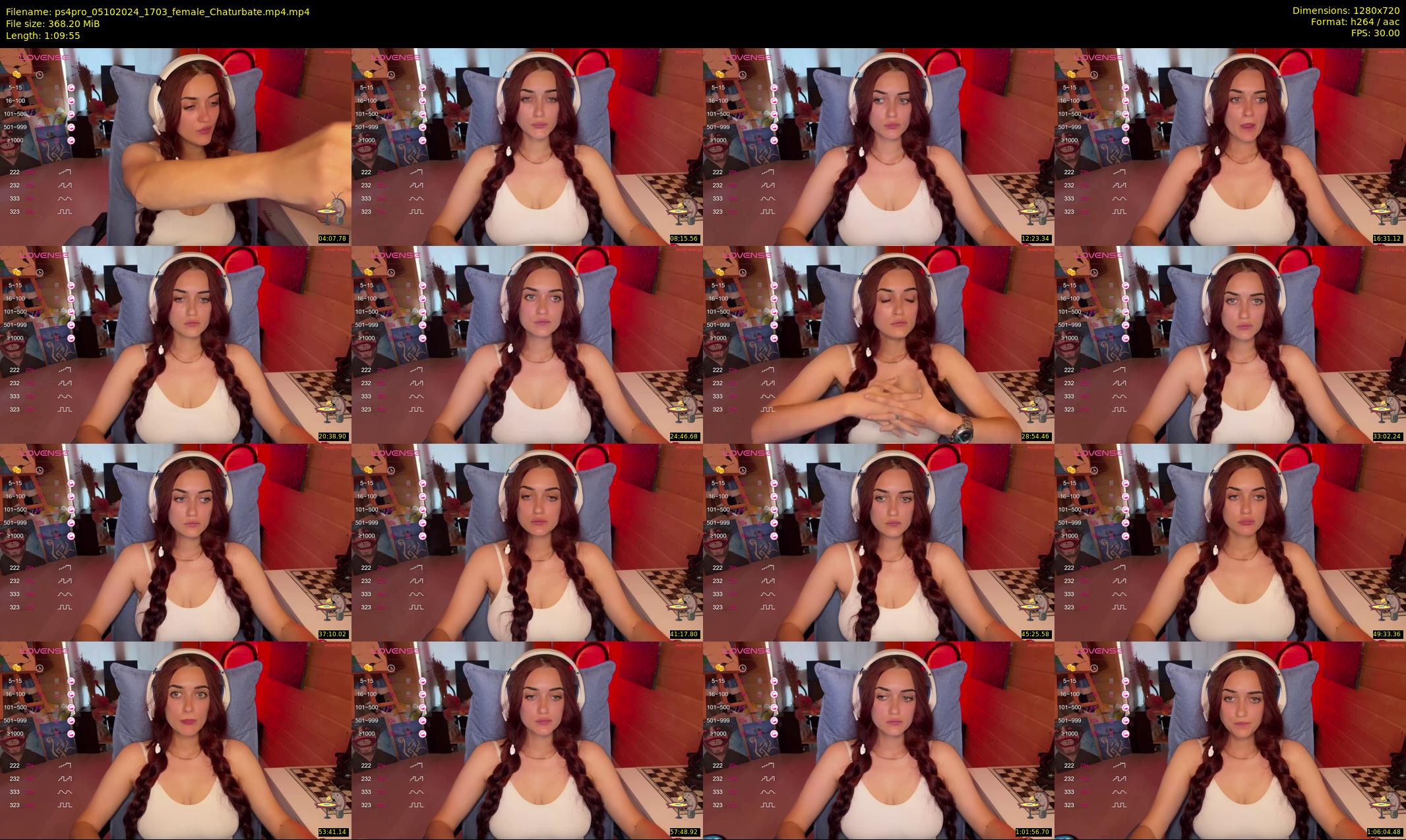 ps4pro — 70 minute Chaturbate female cam show recording, 720p, Oct 5, 2024