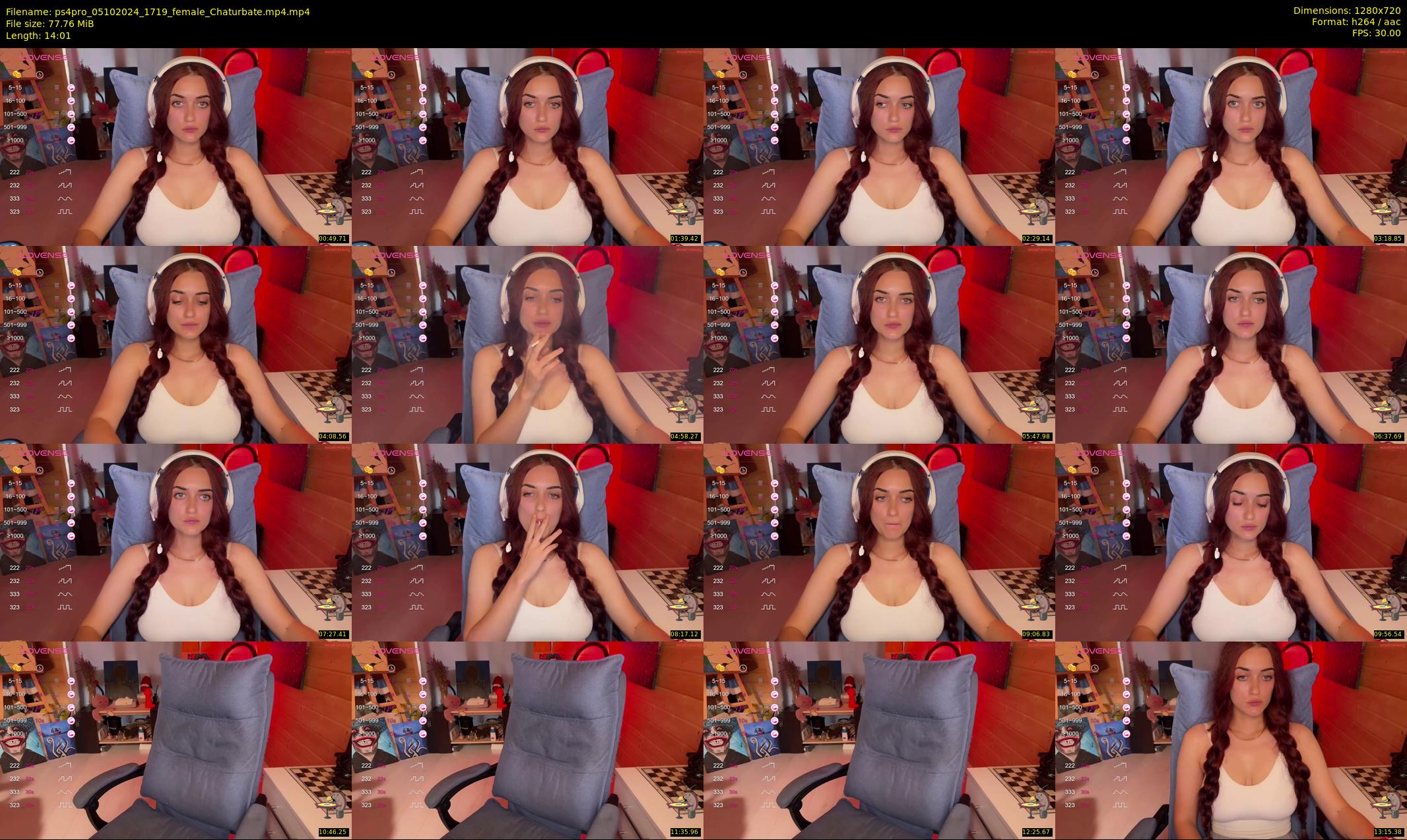 ps4pro — 15 minute Chaturbate female cam show recording, 720p, Oct 5, 2024