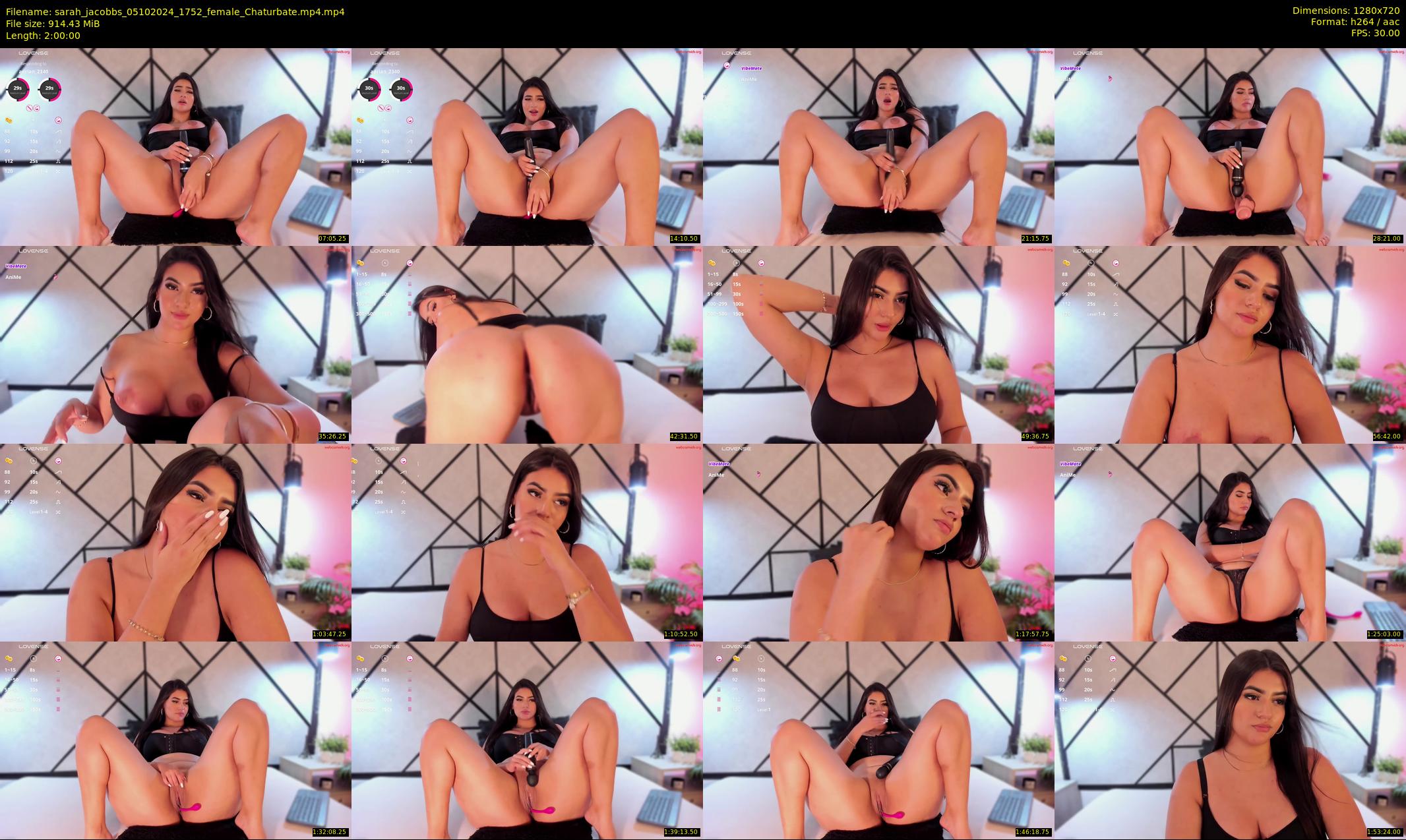 sarah_jacobbs — 120 minute Chaturbate female cam show recording, 720p, Oct 5, 2024