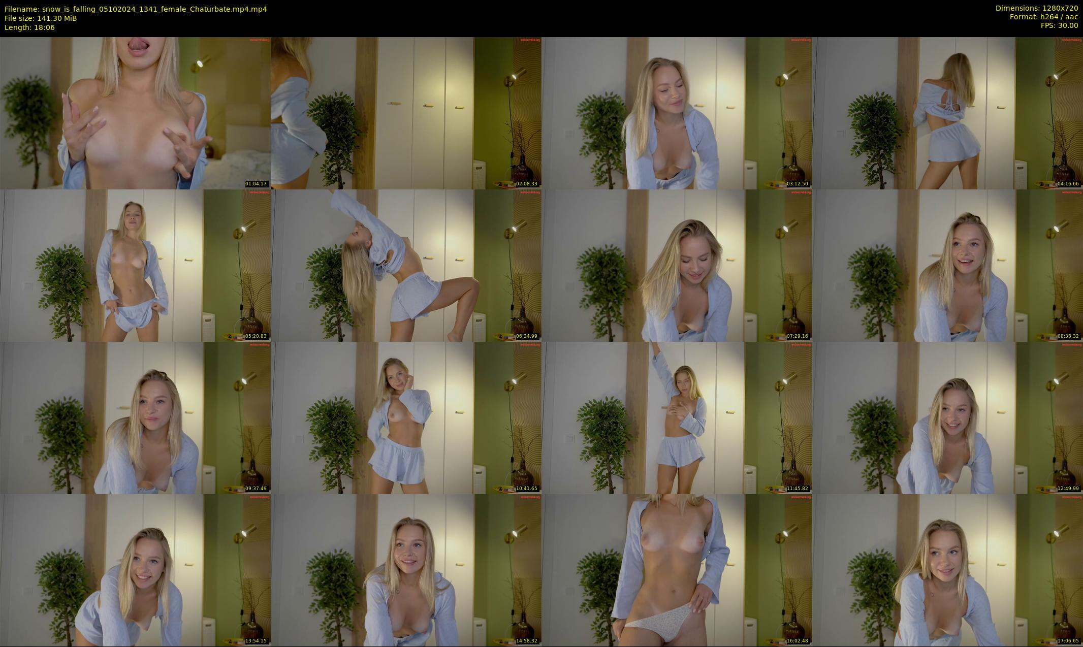 snow_is_falling — 19 minute Chaturbate female cam show recording, 720p, Oct 5, 2024