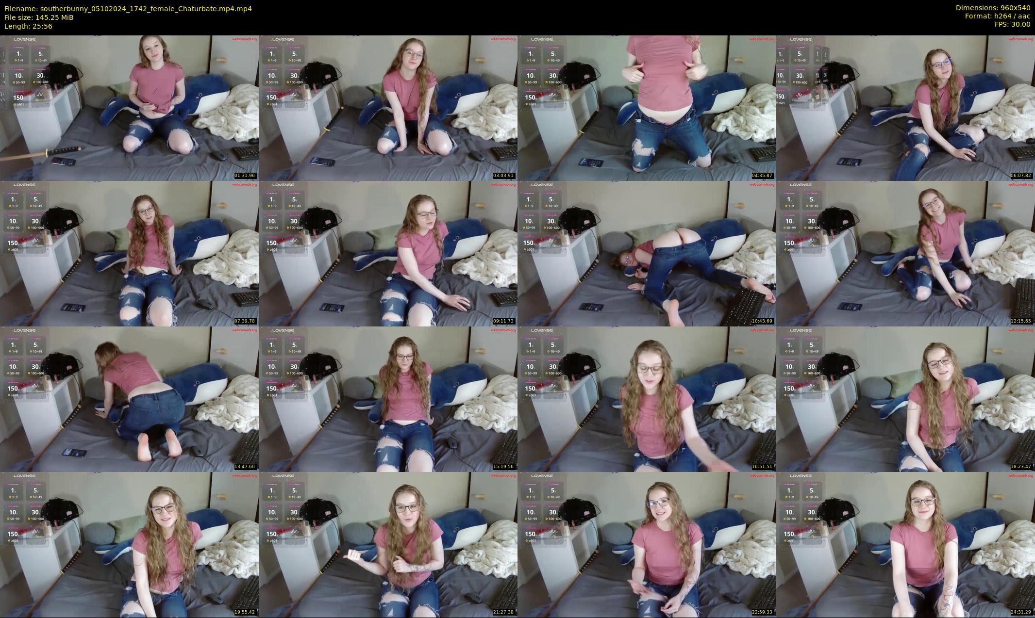 southerbunny — 26 minute Chaturbate female cam show recording, 480p, Oct 5, 2024