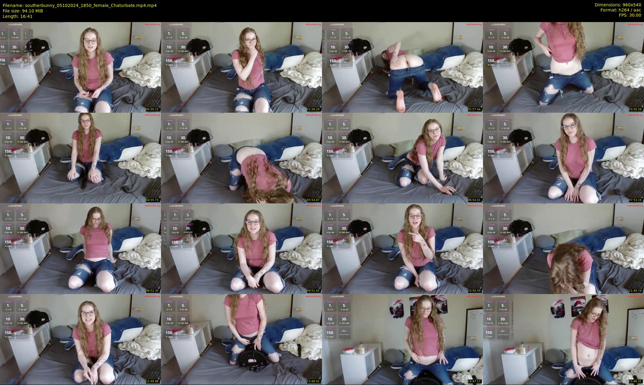 southerbunny — 17 minute Chaturbate female cam show recording, 480p, Oct 5, 2024