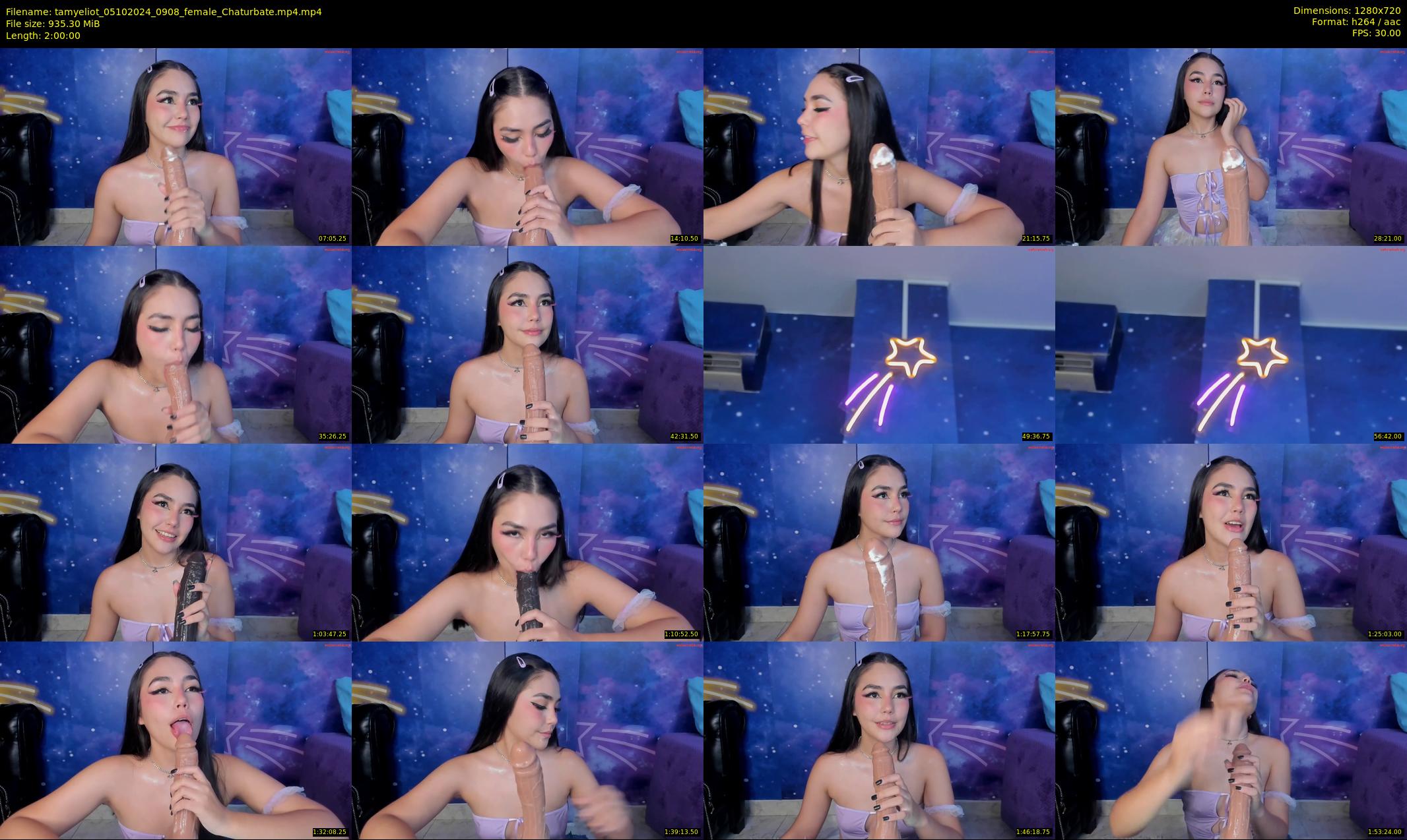 tamyeliot — 120 minute Chaturbate female cam show recording, 720p, Oct 5, 2024
