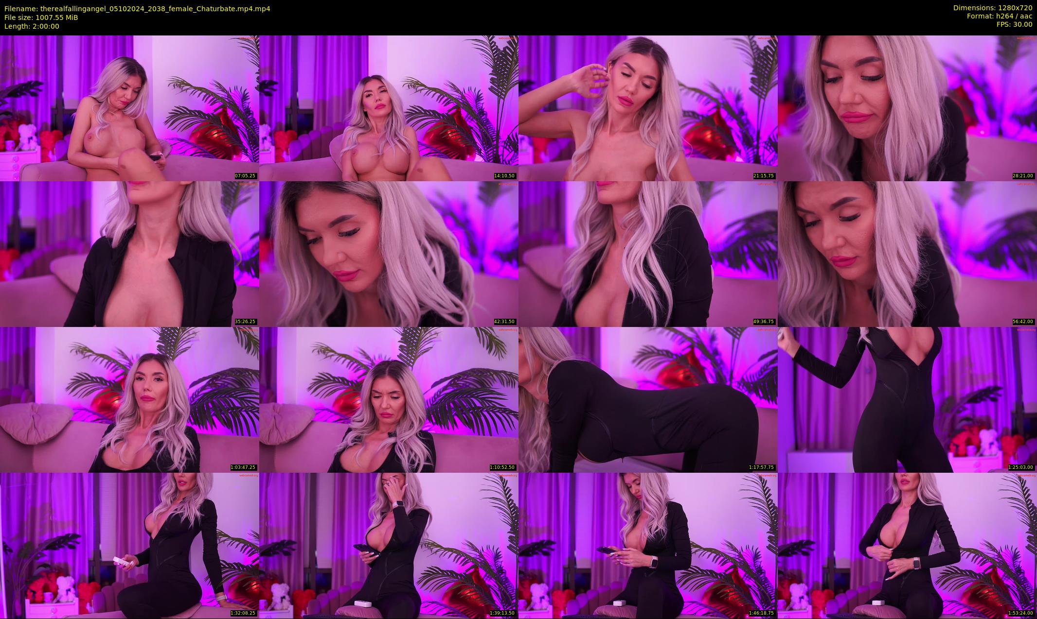 therealfallingangel — 120 minute Chaturbate female cam show recording, 720p, Oct 5, 2024