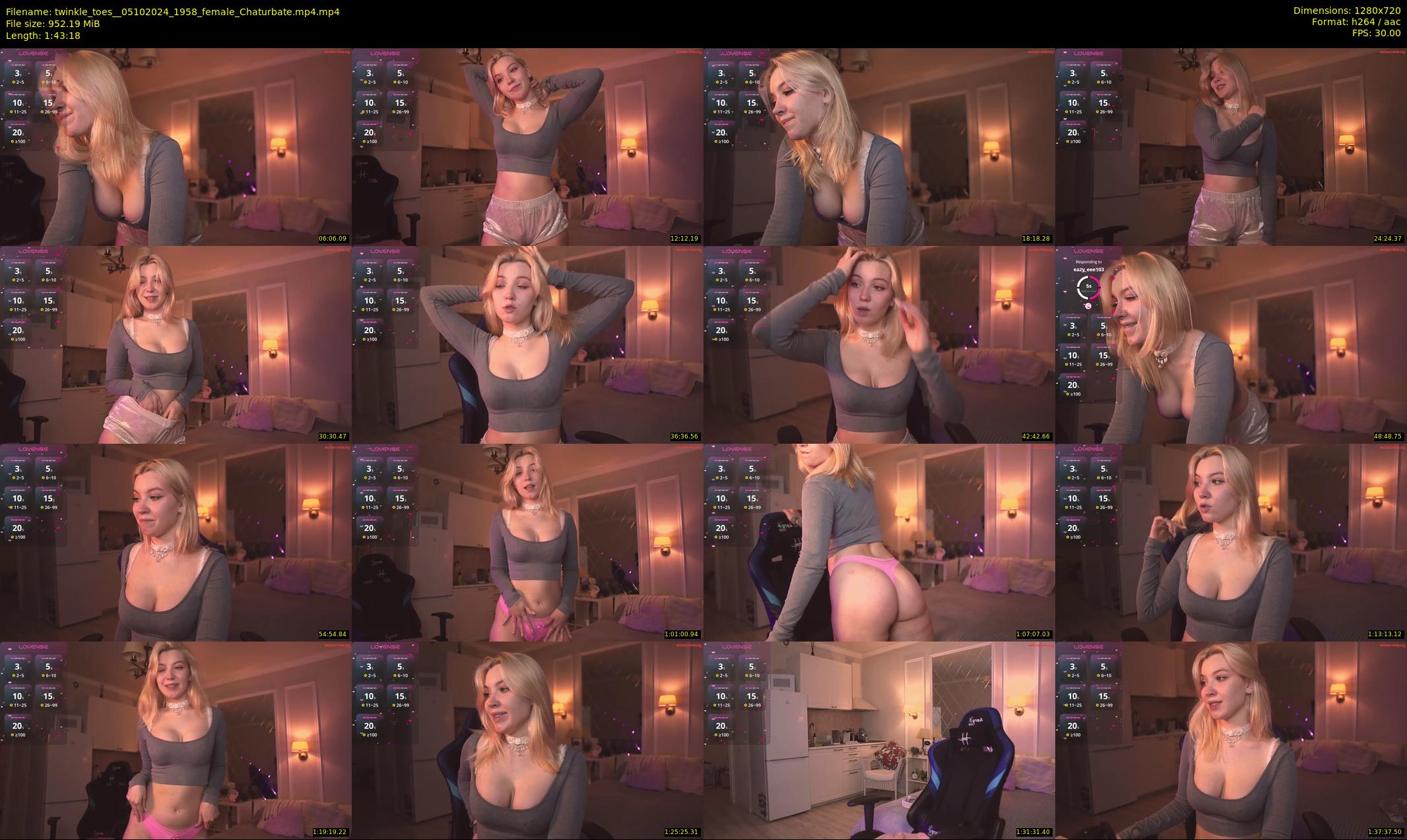 twinkle_toes_ — 104 minute Chaturbate female cam show recording, 720p, Oct 5, 2024
