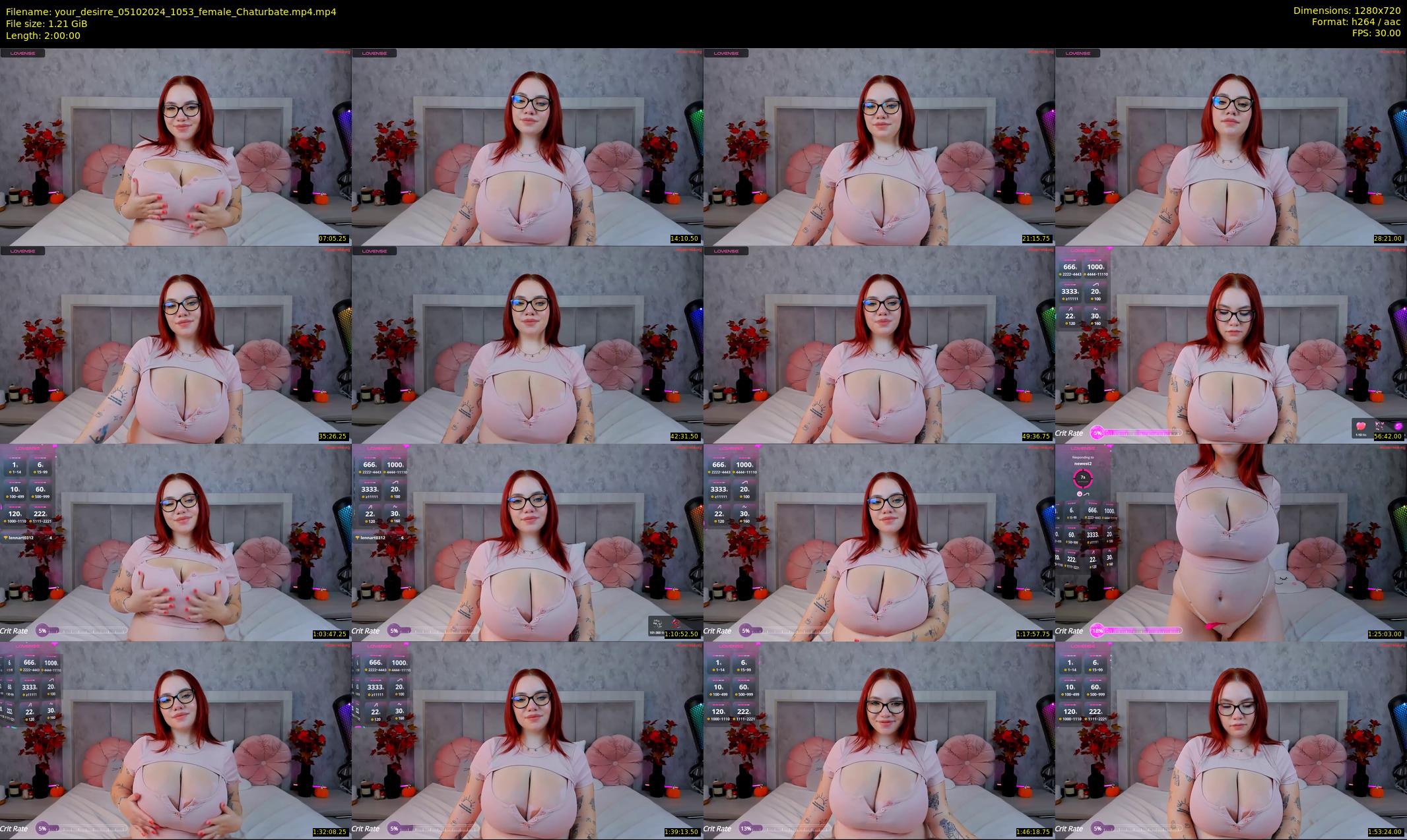 your_desirre — 120 minute Chaturbate female cam show recording, 720p, Oct 5, 2024