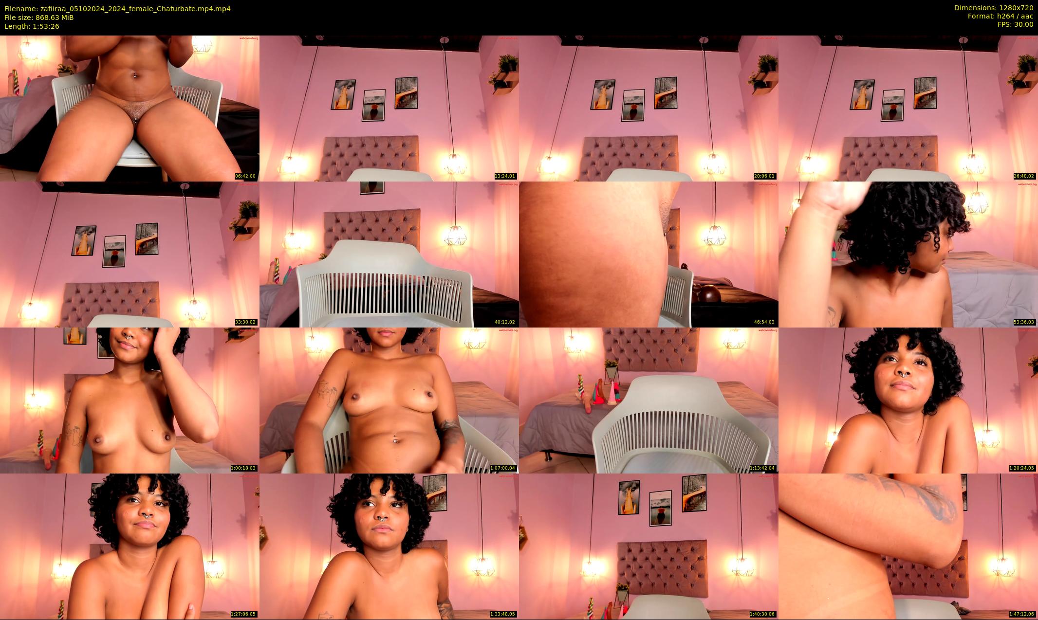 zafiiraa — 114 minute Chaturbate female cam show recording, 720p, Oct 5, 2024