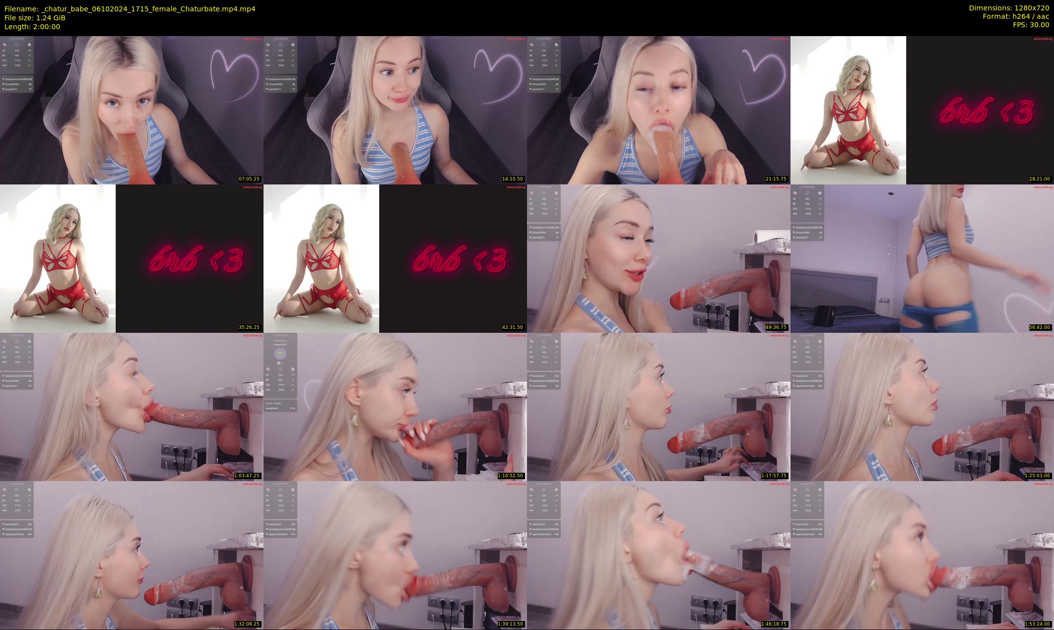 _chatur_babe — 120 minute Chaturbate female cam show recording, 720p, Oct 6, 2024