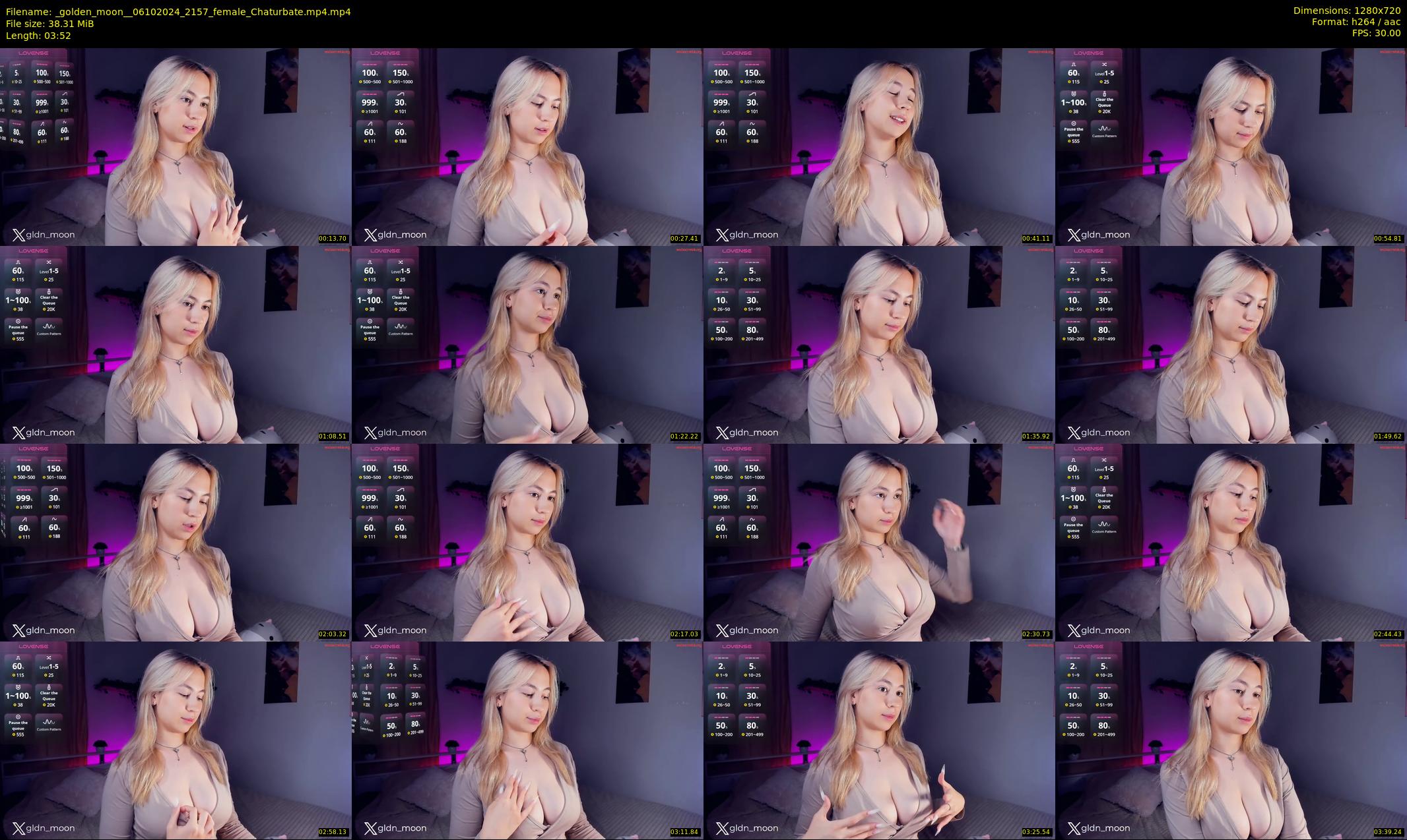_golden_moon_ — 4 minute Chaturbate female cam show recording, 720p, Oct 6, 2024