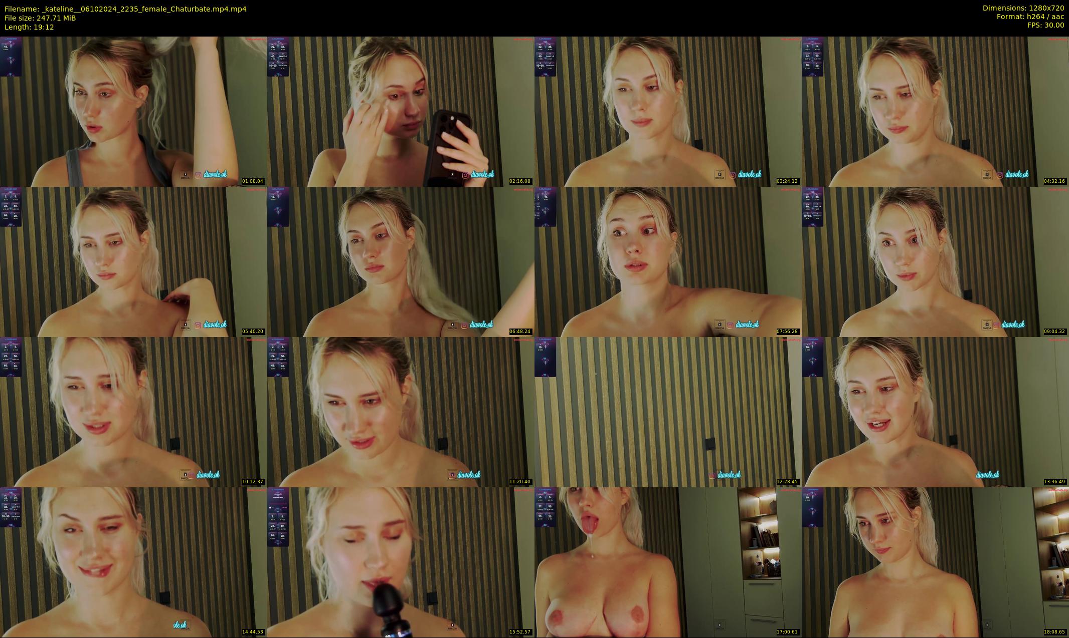 _kateline_ — 20 minute Chaturbate female cam show recording, 720p, Oct 6, 2024