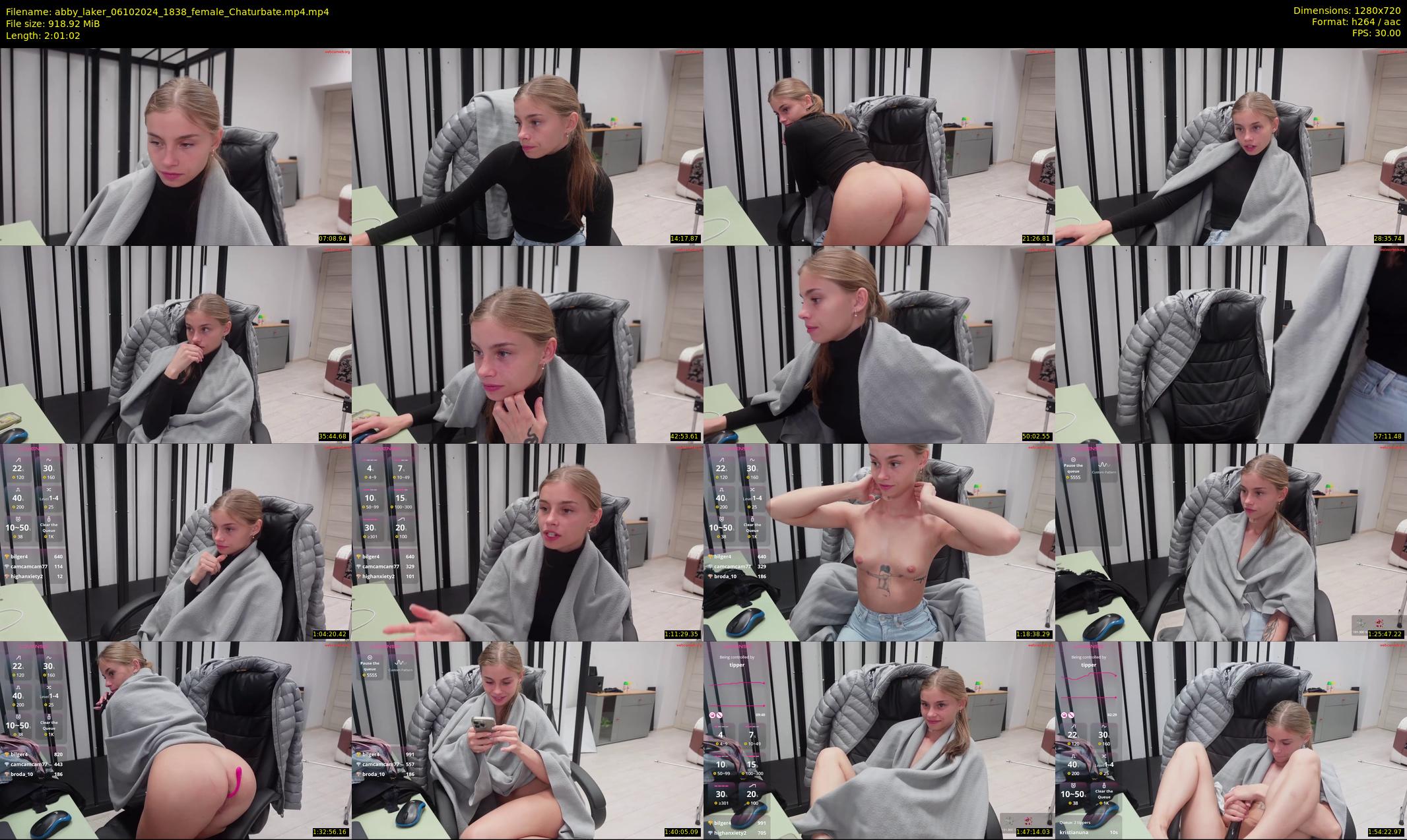 abby_laker — 122 minute Chaturbate female cam show recording, 720p, Oct 6, 2024