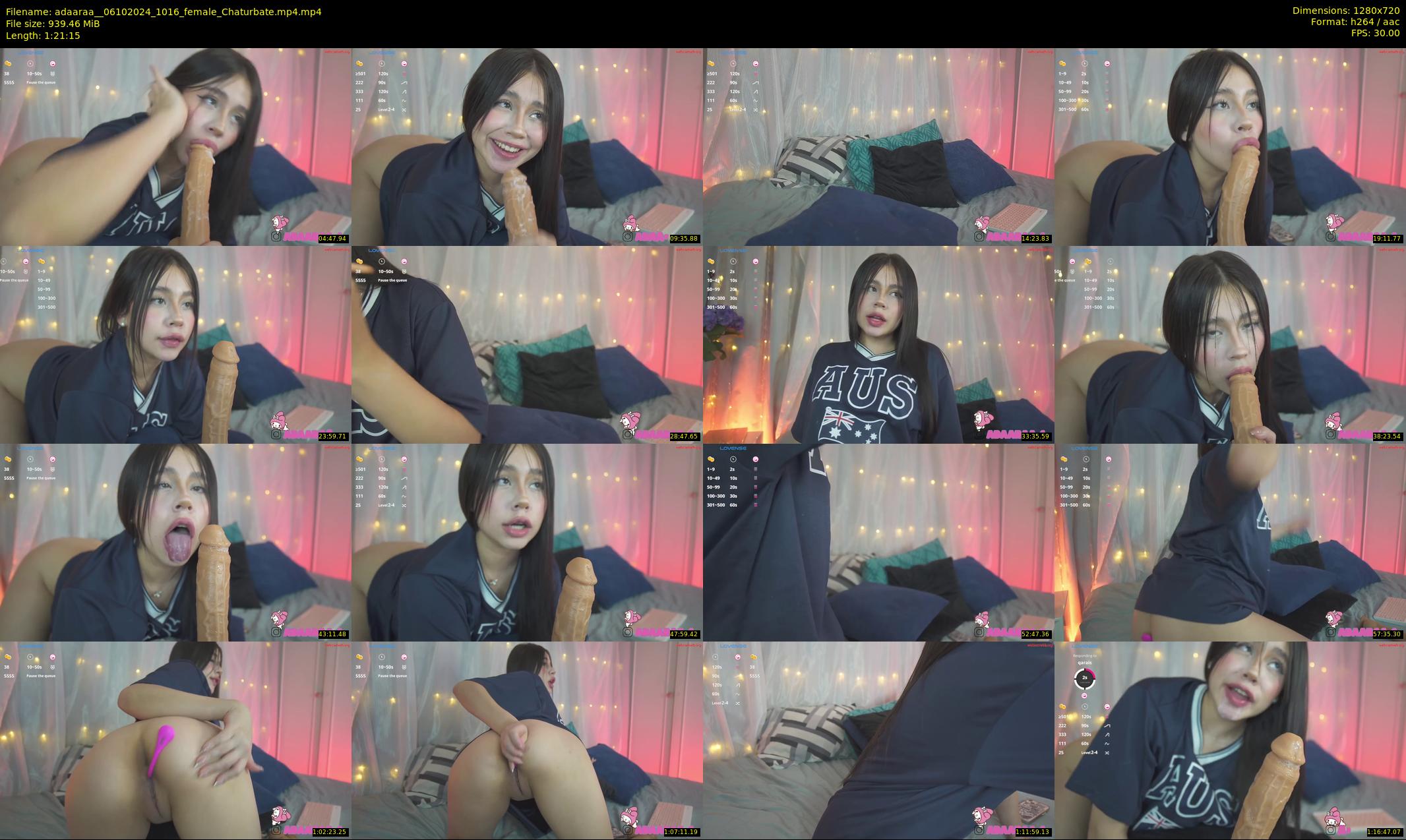 adaaraa_ — 82 minute Chaturbate female cam show recording, 720p, Oct 6, 2024