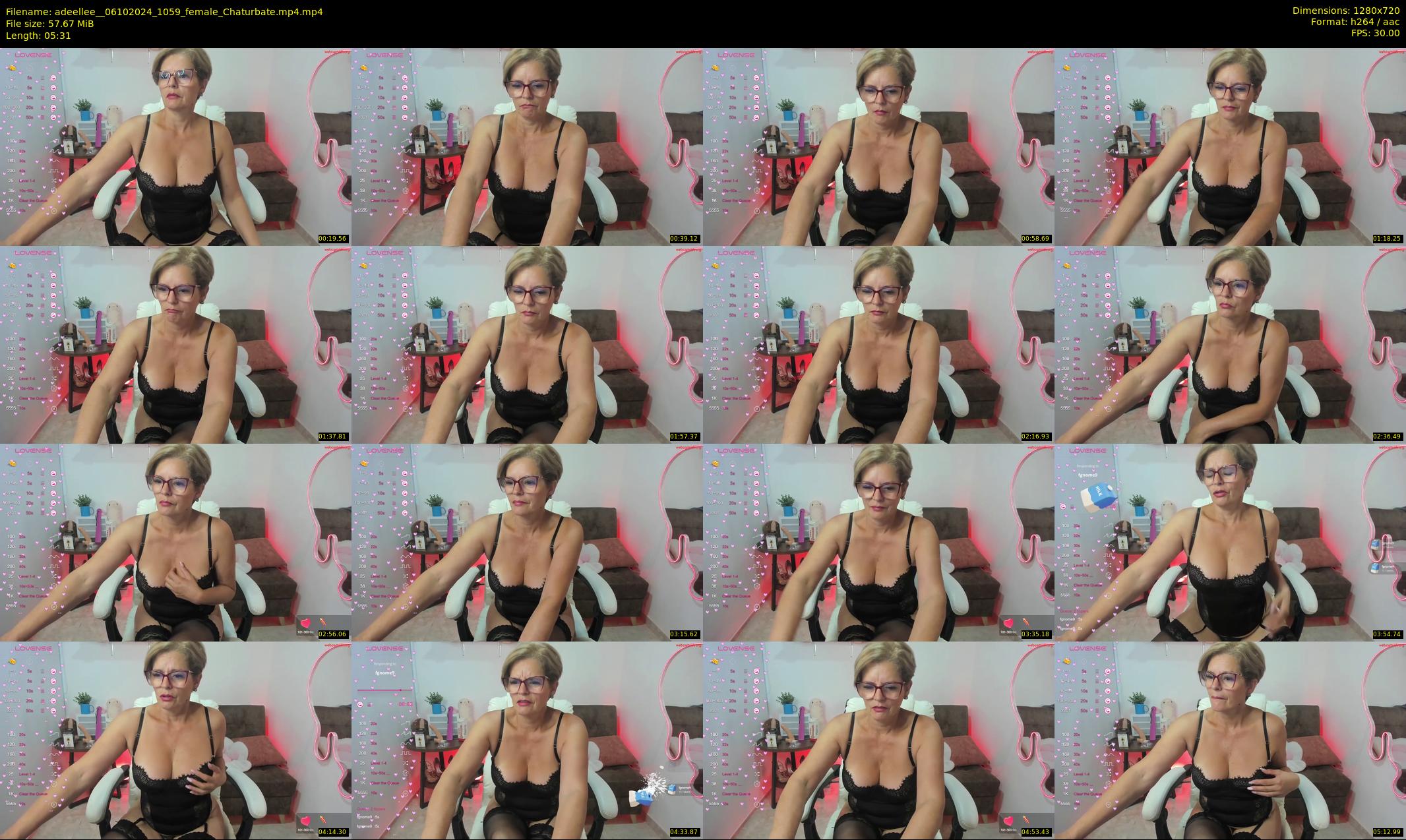 adeellee_ — 6 minute Chaturbate female cam show recording, 720p, Oct 6, 2024
