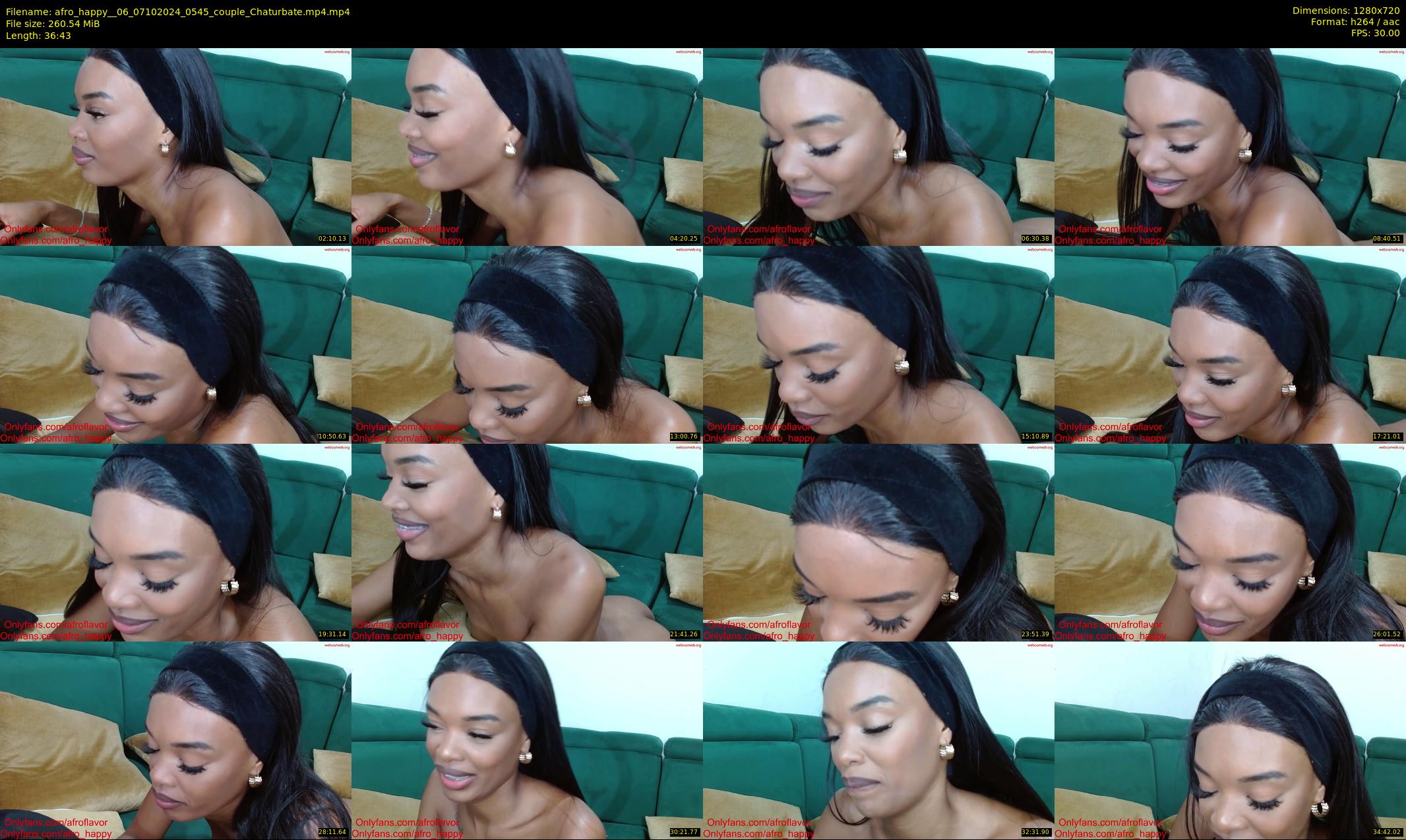 afro_happy__06 — 37 minute Chaturbate couple cam show recording, 720p, Oct 7, 2024