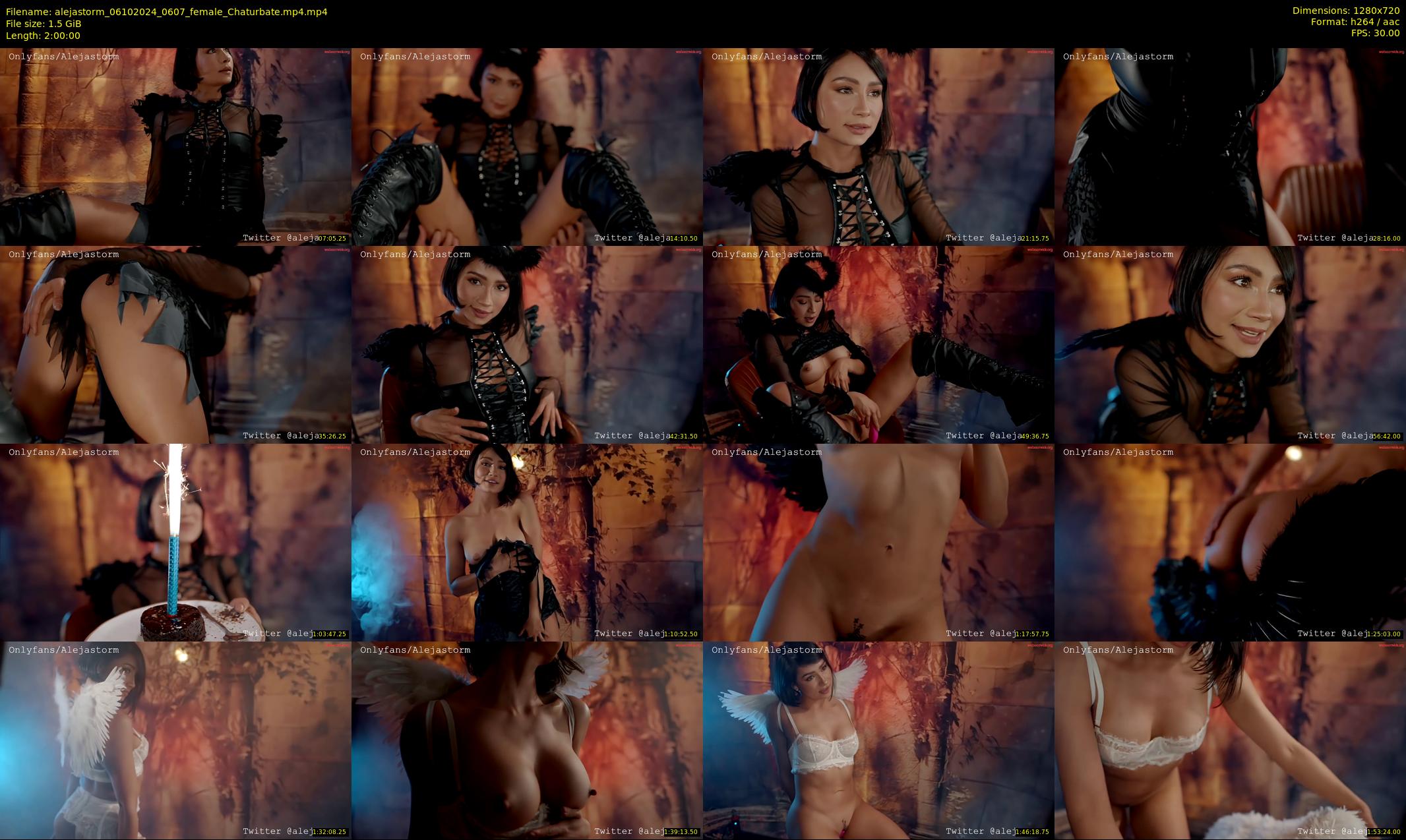 alejastorm — 120 minute Chaturbate female cam show recording, 720p, Oct 6, 2024