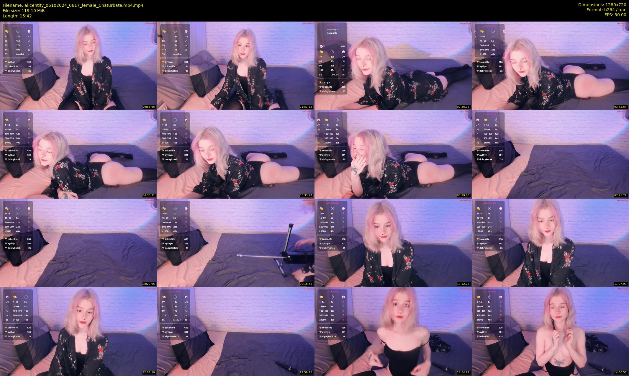 alicentity — 16 minute Chaturbate female cam show recording, 720p, Oct 6, 2024
