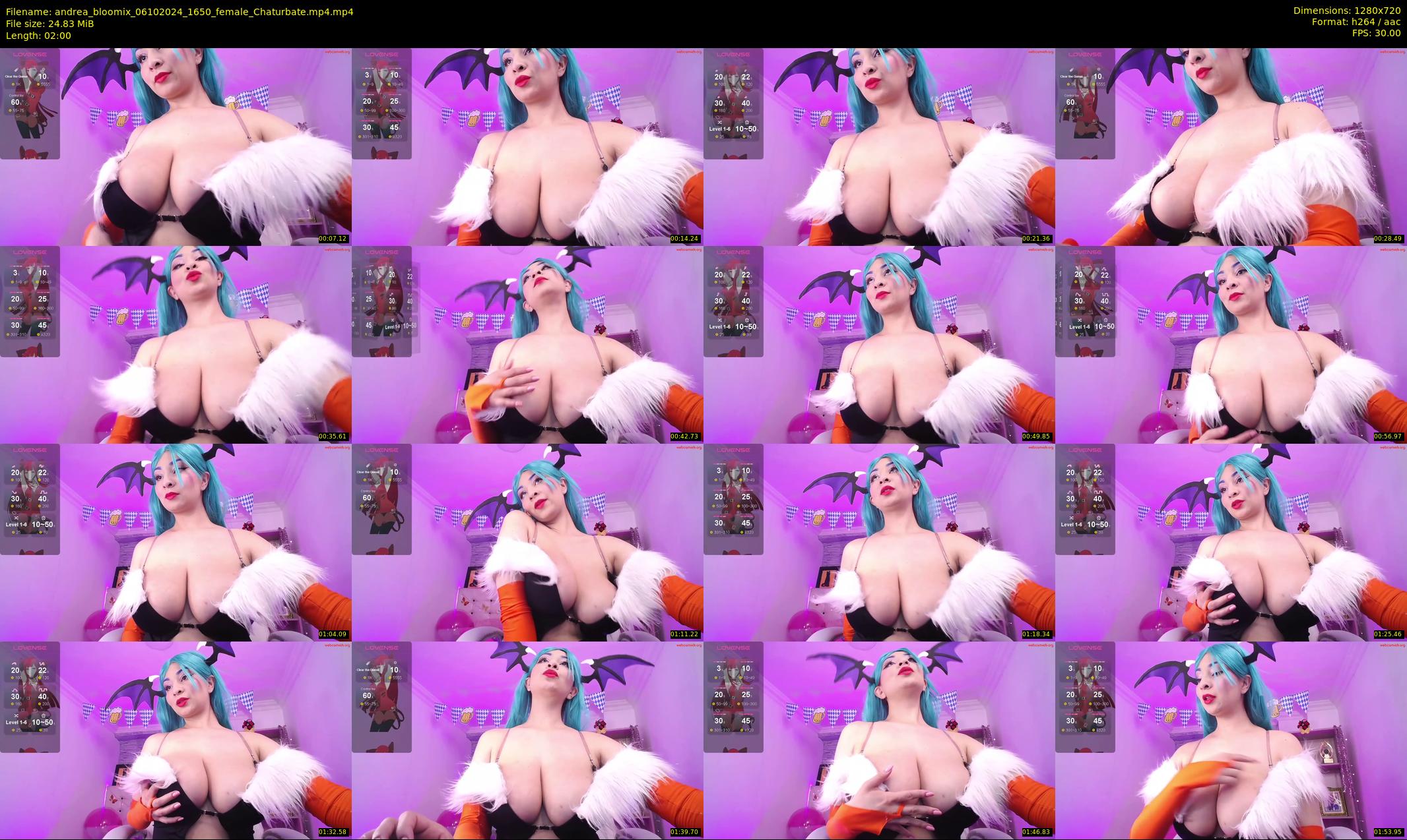 andrea_bloomix — 2 minute Chaturbate female cam show recording, 720p, Oct 6, 2024