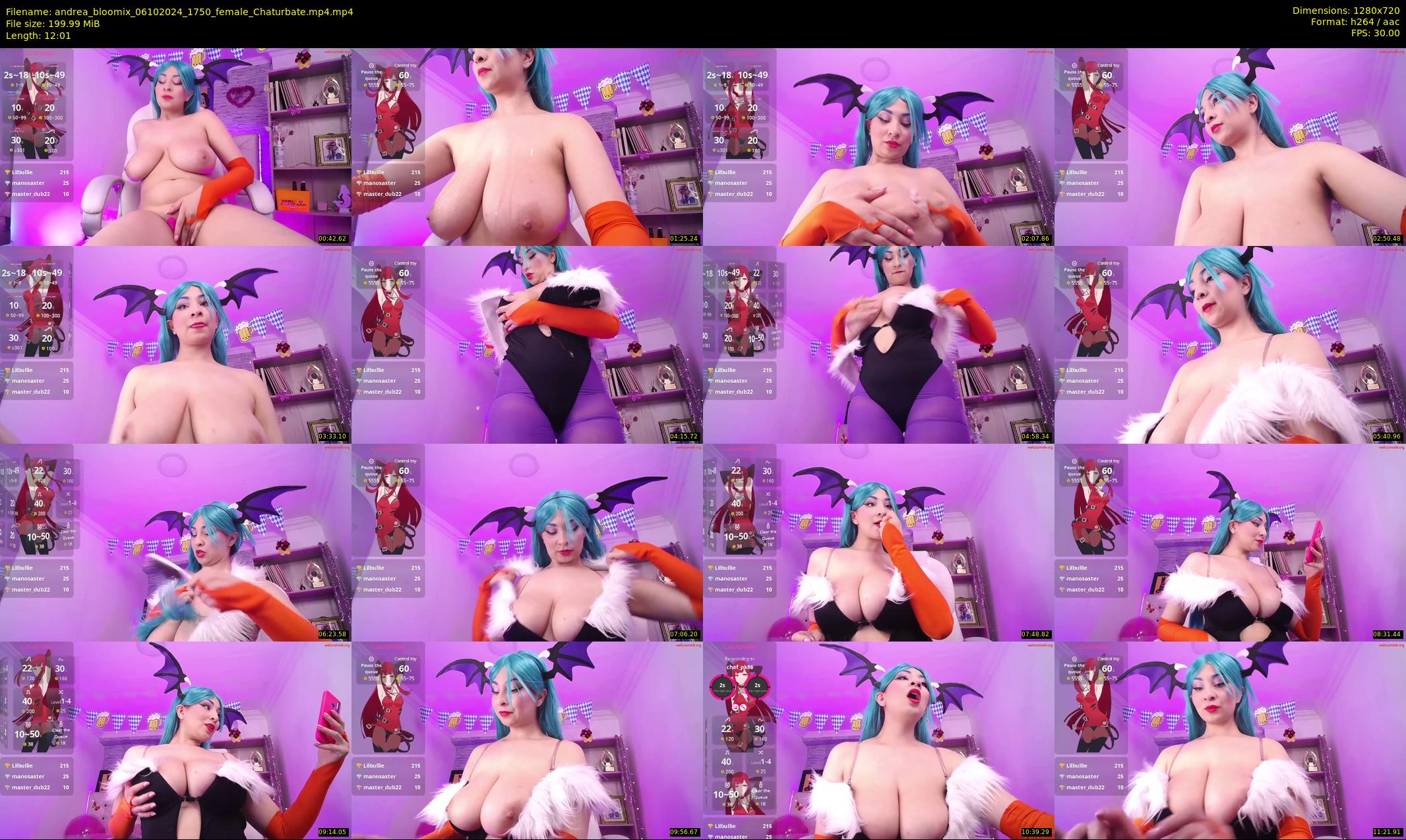 andrea_bloomix — 13 minute Chaturbate female cam show recording, 720p, Oct 6, 2024