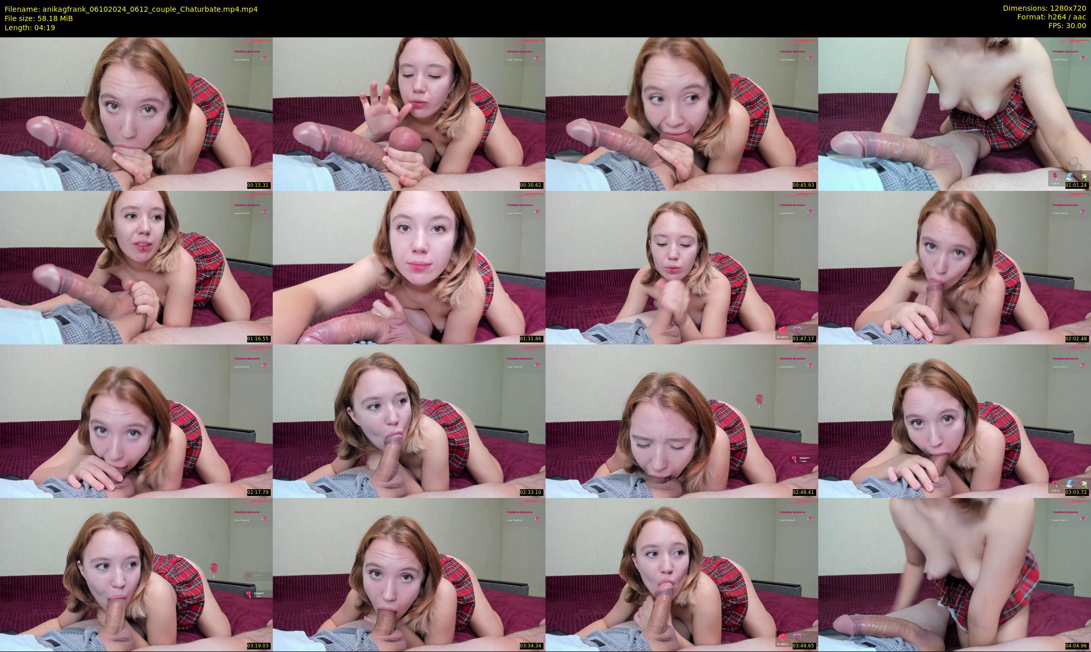 anikagfrank — 5 minute Chaturbate couple cam show recording, 720p, Oct 6, 2024
