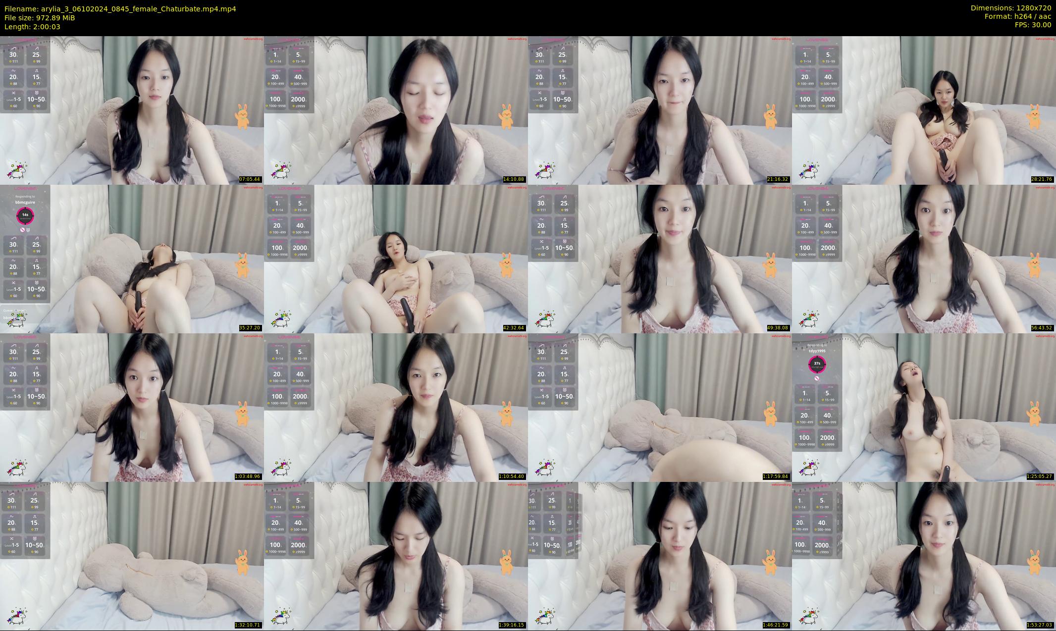 arylia_3 — 121 minute Chaturbate female cam show recording, 720p, Oct 6, 2024