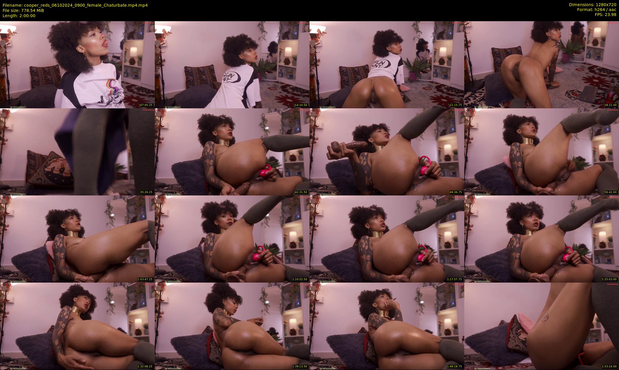 cooper_reds — 120 minute Chaturbate female cam show recording, 720p, Oct 6, 2024