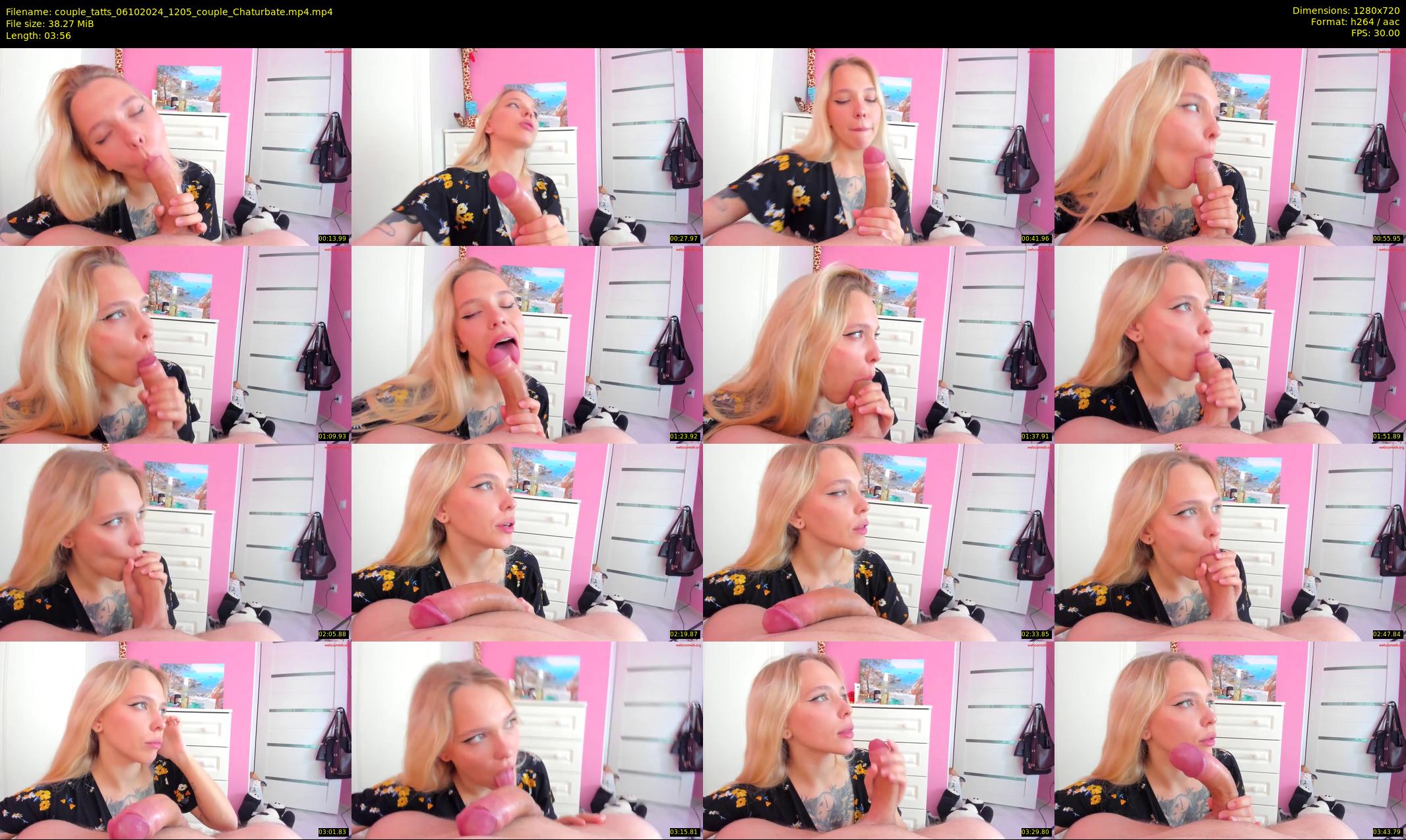 couple_tatts — 4 minute Chaturbate couple cam show recording, 720p, Oct 6, 2024