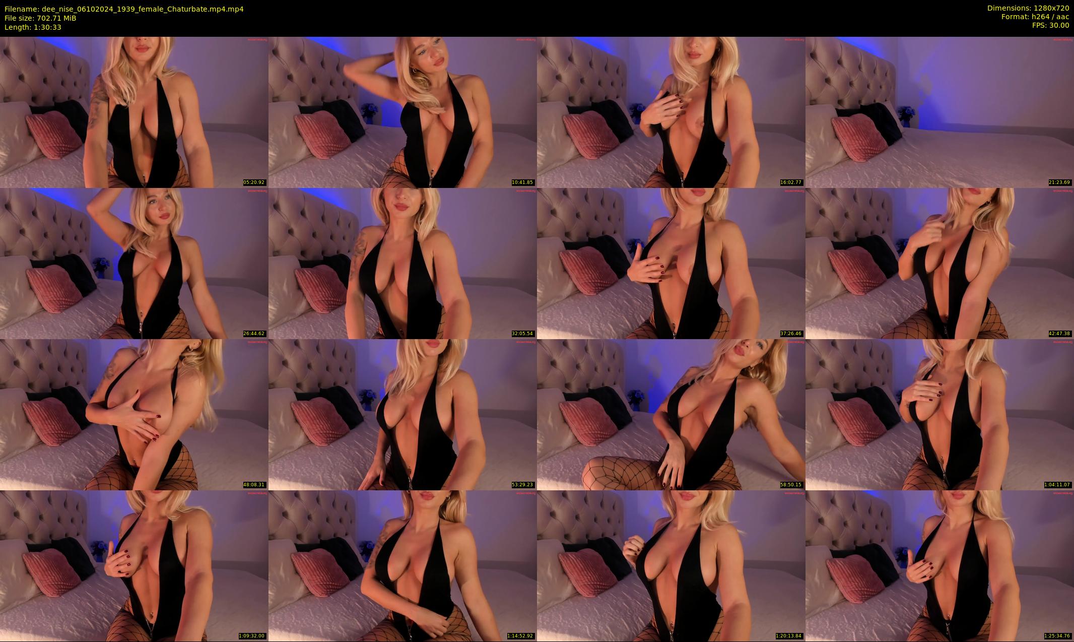 dee_nise — 91 minute Chaturbate female cam show recording, 720p, Oct 6, 2024