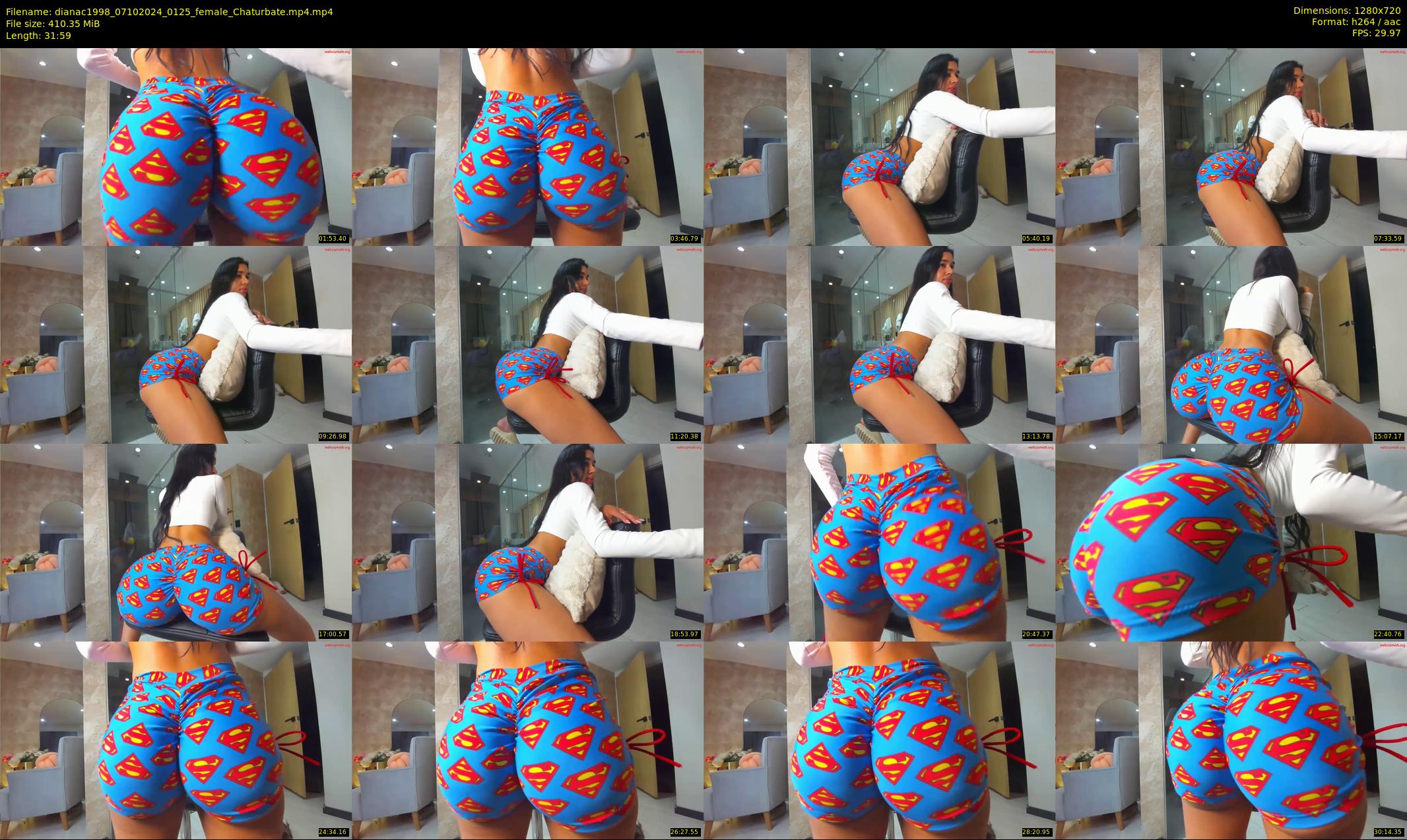 dianac1998 — 32 minute Chaturbate female cam show recording, 720p, Oct 7, 2024