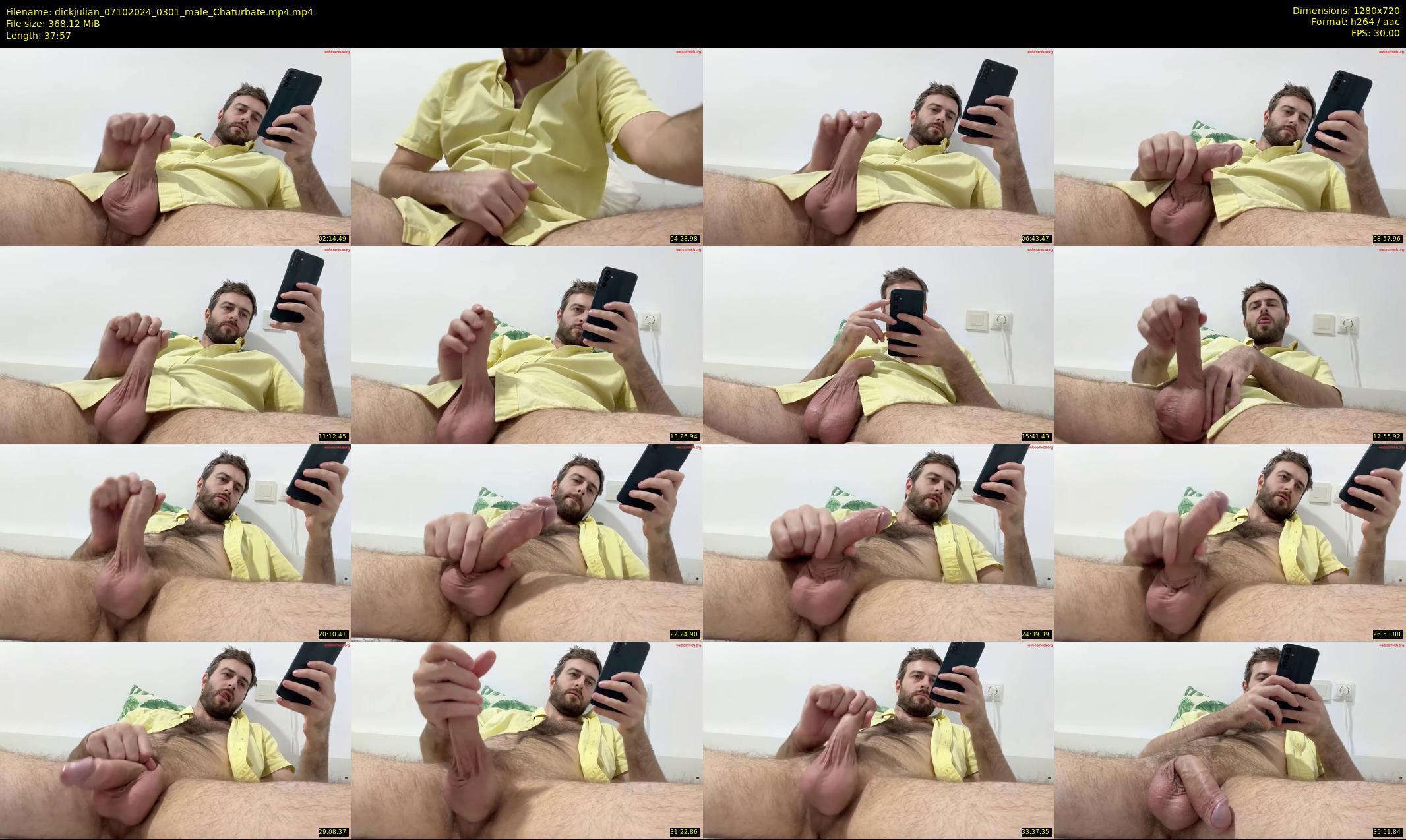 dickjulian — 38 minute Chaturbate male cam show recording, 720p, Oct 7, 2024
