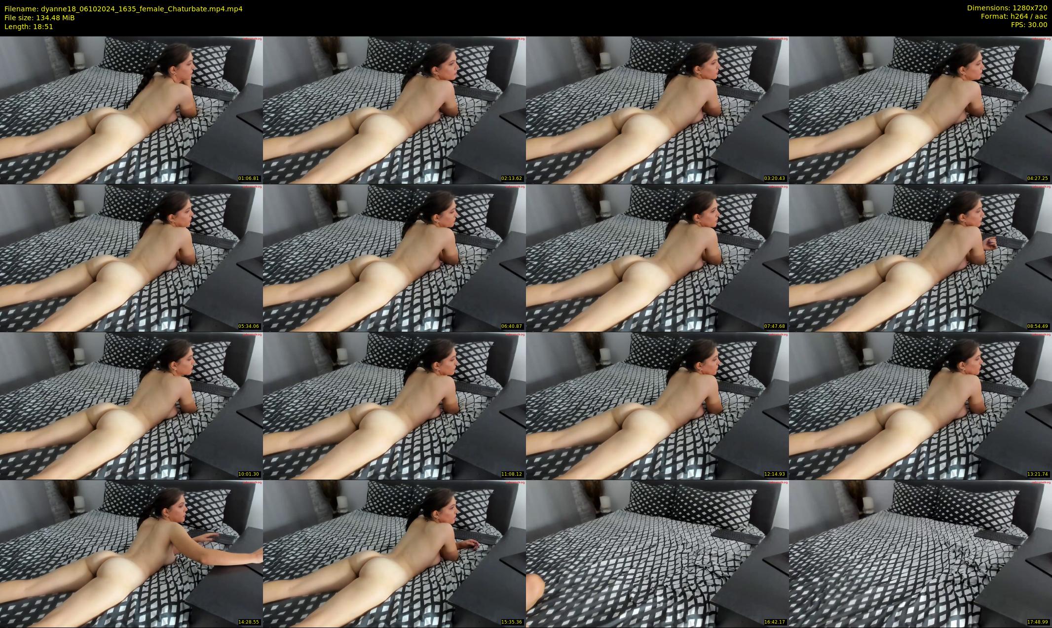 dyanne18 — 19 minute Chaturbate female cam show recording, 720p, Oct 6, 2024