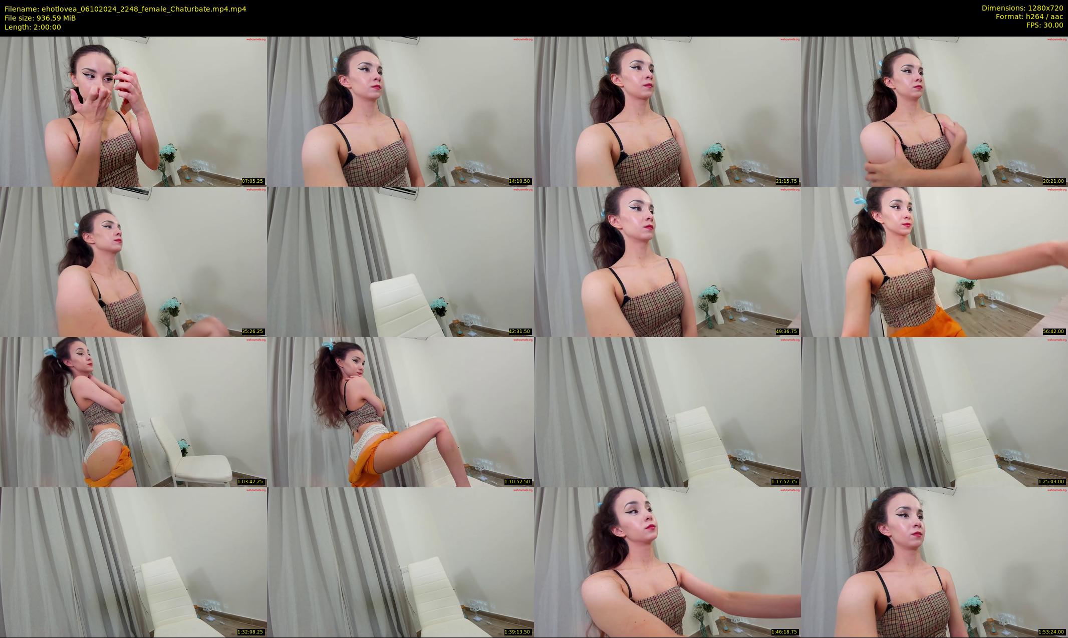 ehotlovea — 120 minute Chaturbate female cam show recording, 720p, Oct 6, 2024