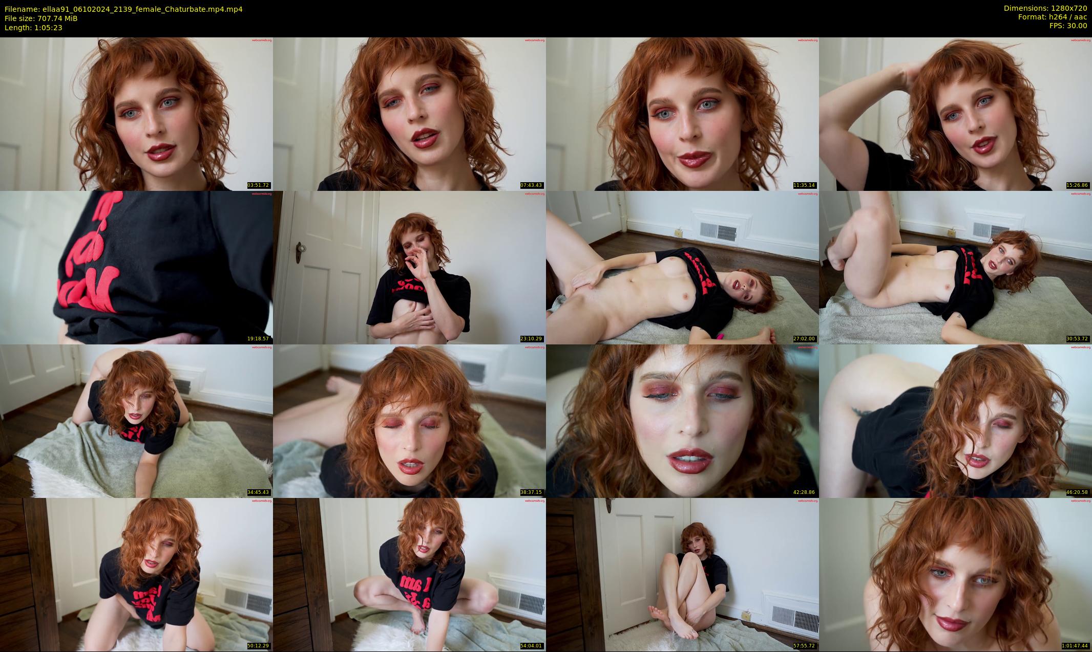 ellaa91 — 66 minute Chaturbate female cam show recording, 720p, Oct 6, 2024