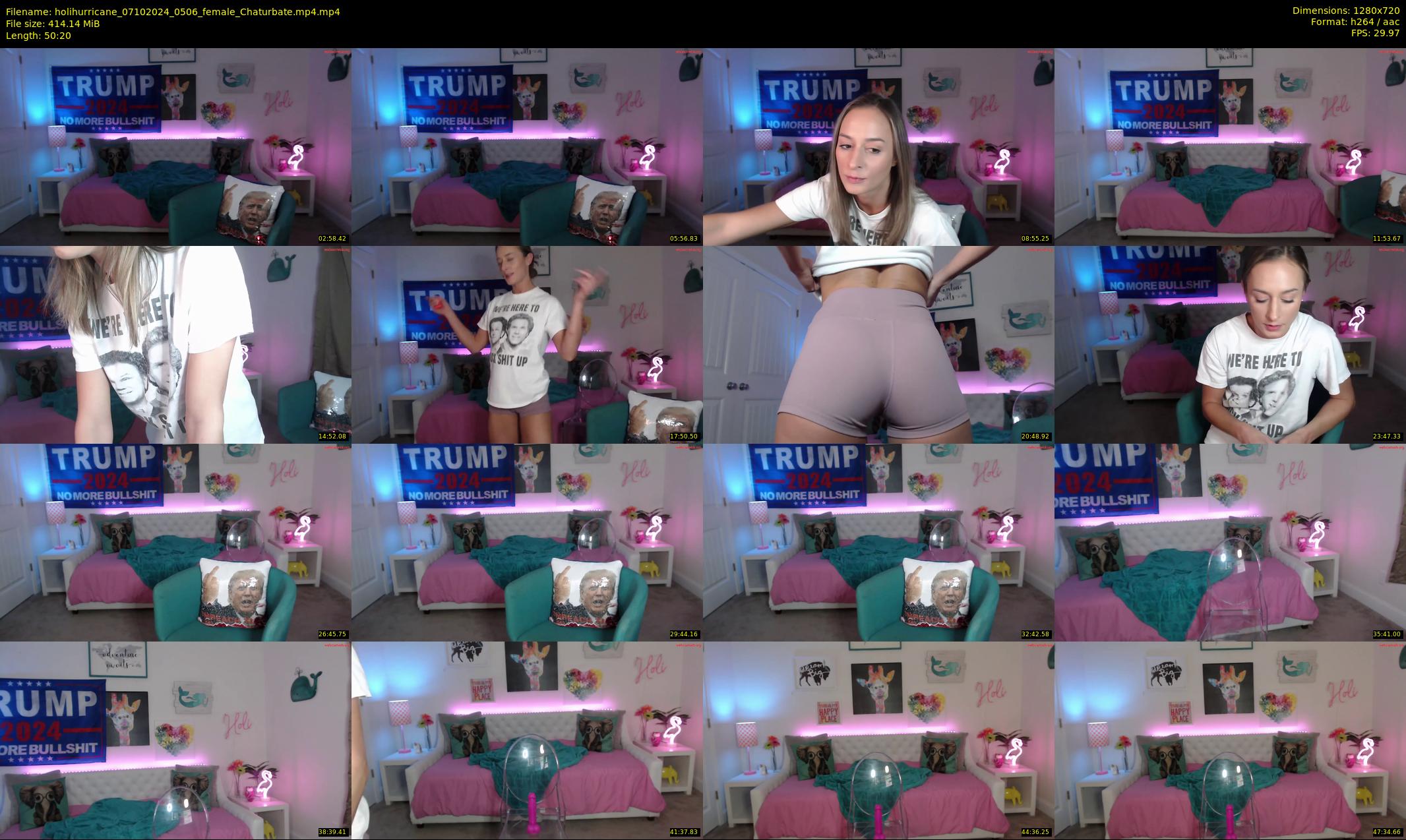 holihurricane — 51 minute Chaturbate female cam show recording, 720p, Oct 7, 2024