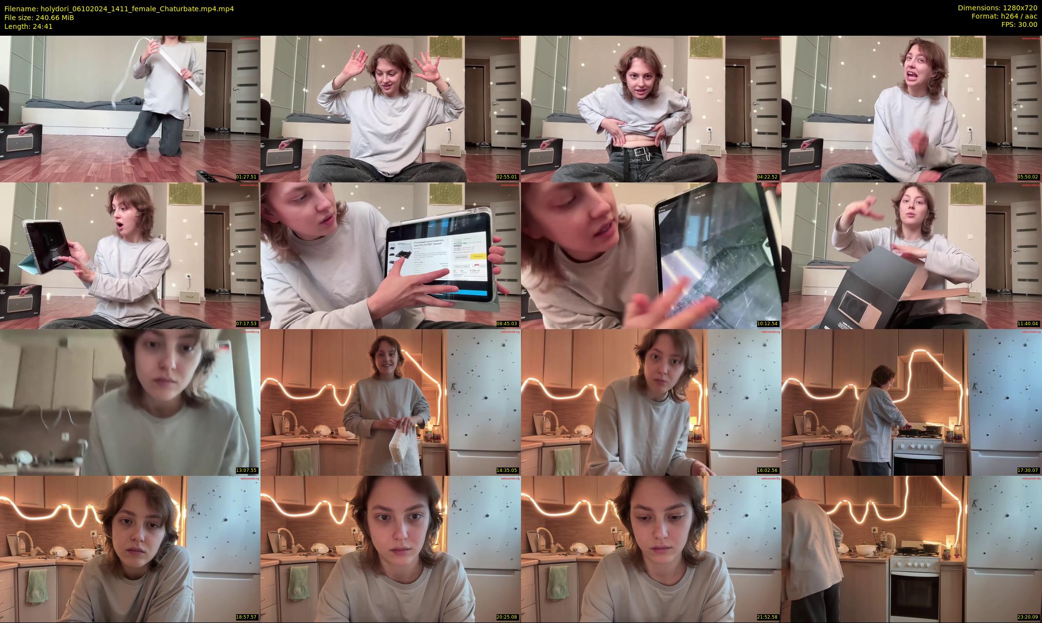 holydori — 25 minute Chaturbate female cam show recording, 720p, Oct 6, 2024