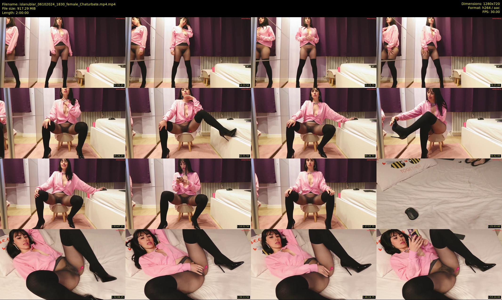 islanublar — 120 minute Chaturbate female cam show recording, 720p, Oct 6, 2024