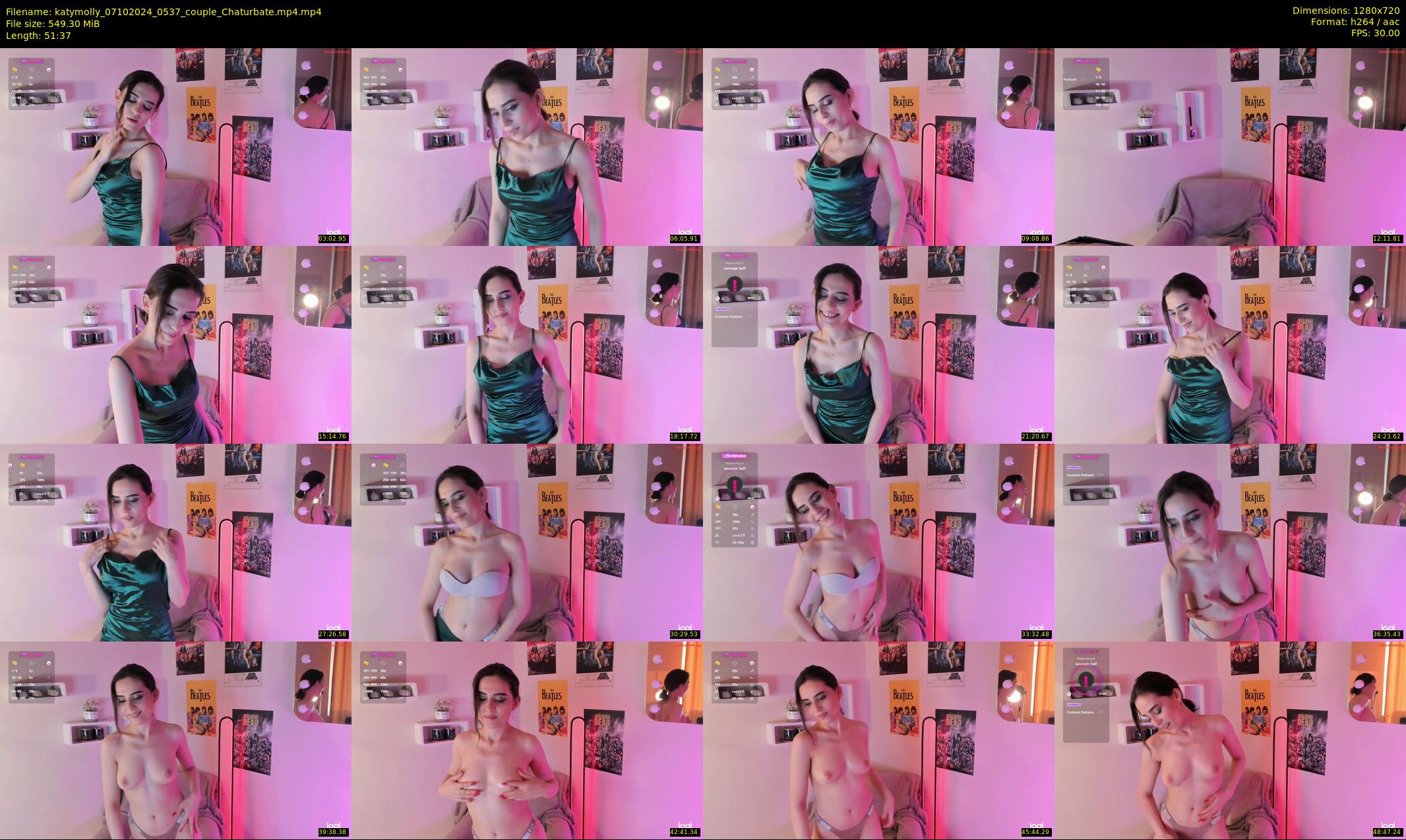 katymolly — 52 minute Chaturbate female cam show recording, 720p, Oct 7, 2024
