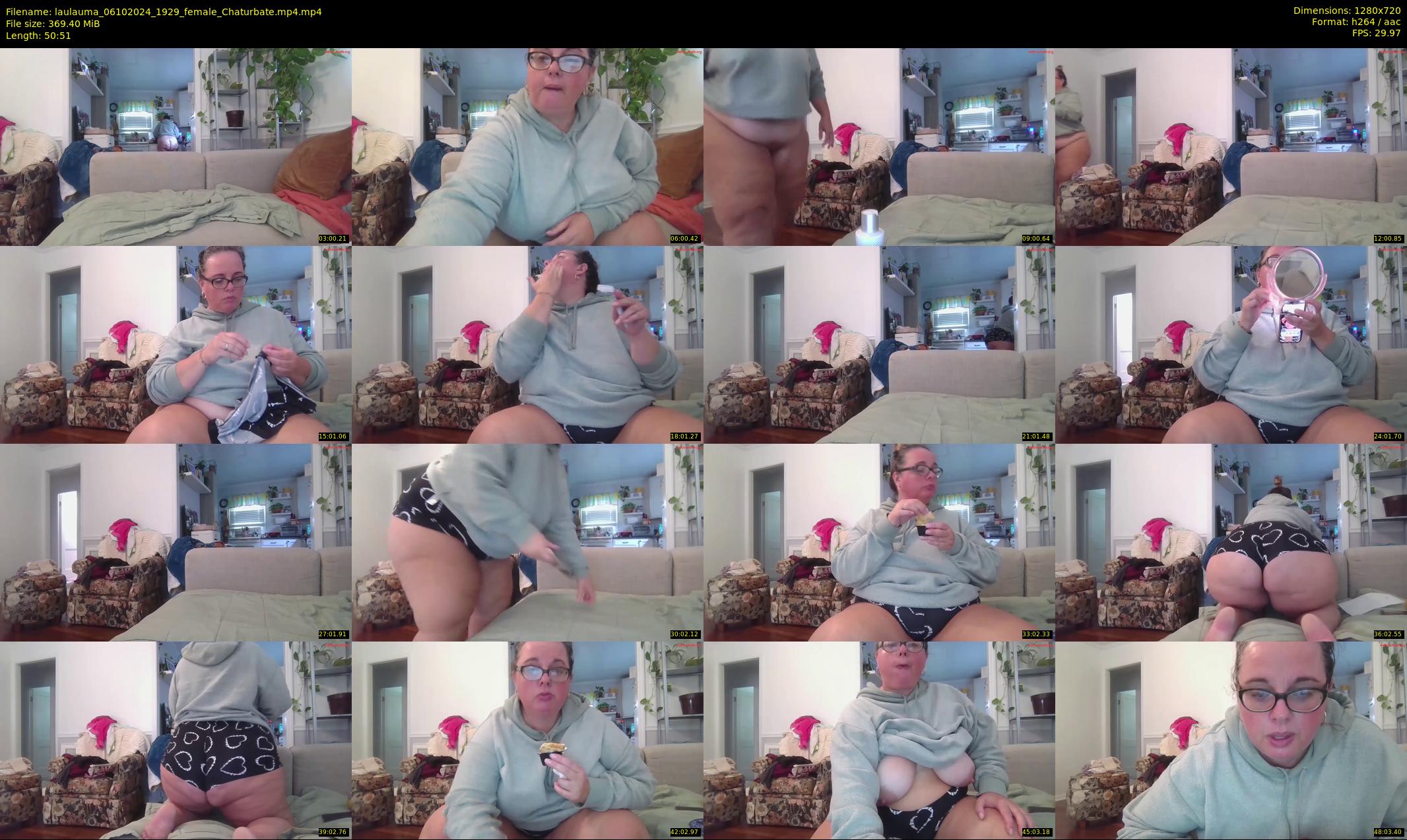 laulauma — 51 minute Chaturbate female cam show recording, 720p, Oct 6, 2024