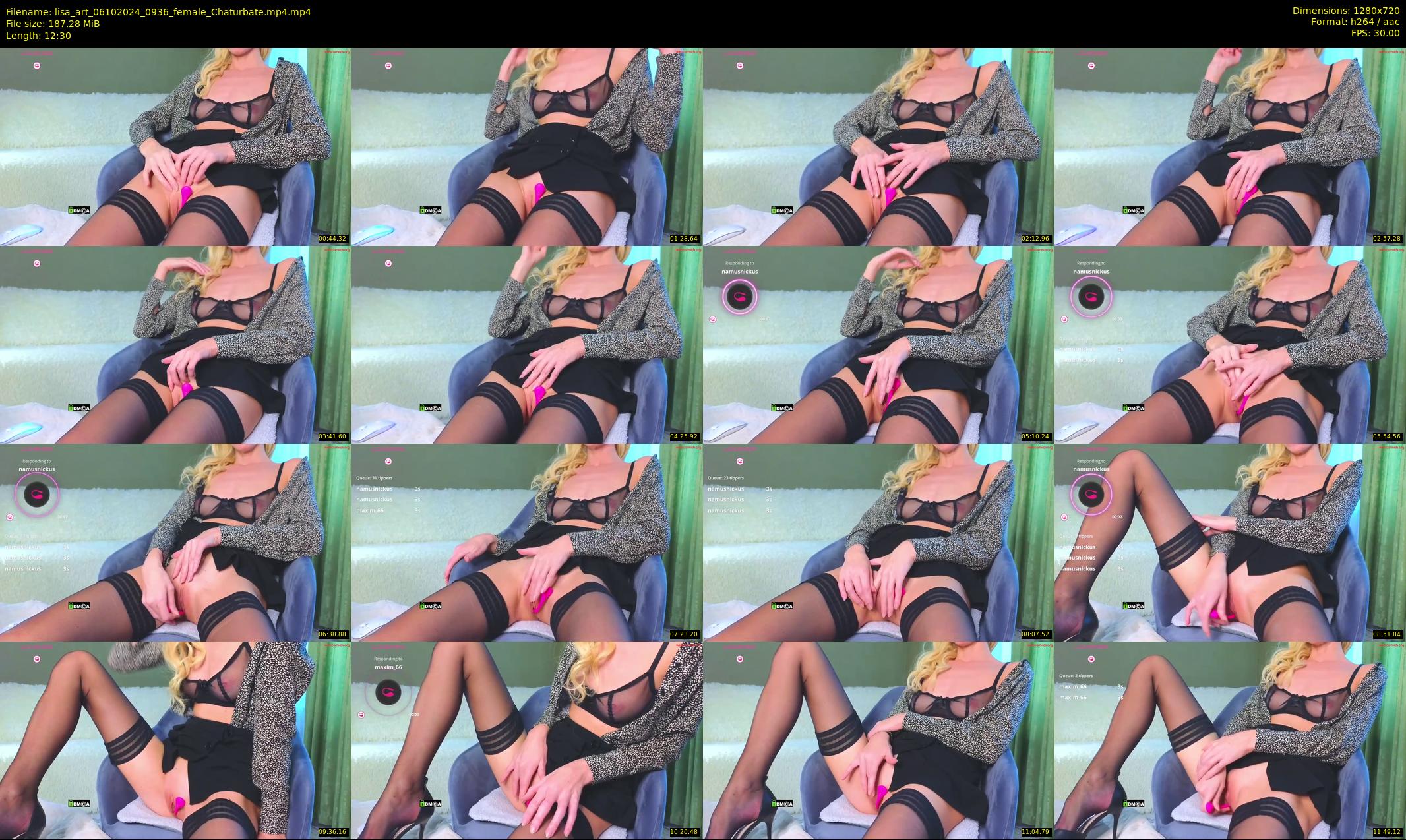 lisa_art — 13 minute Chaturbate female cam show recording, 720p, Oct 6, 2024