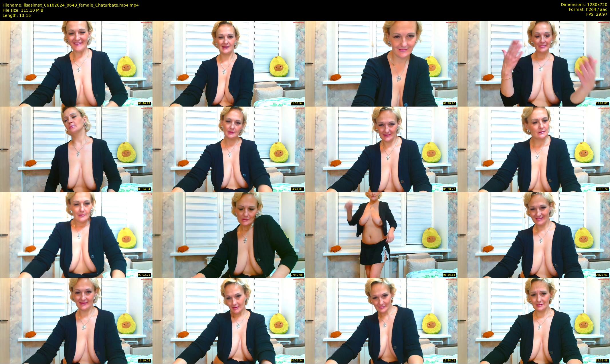 lisasimsx — 14 minute Chaturbate female cam show recording, 720p, Oct 6, 2024