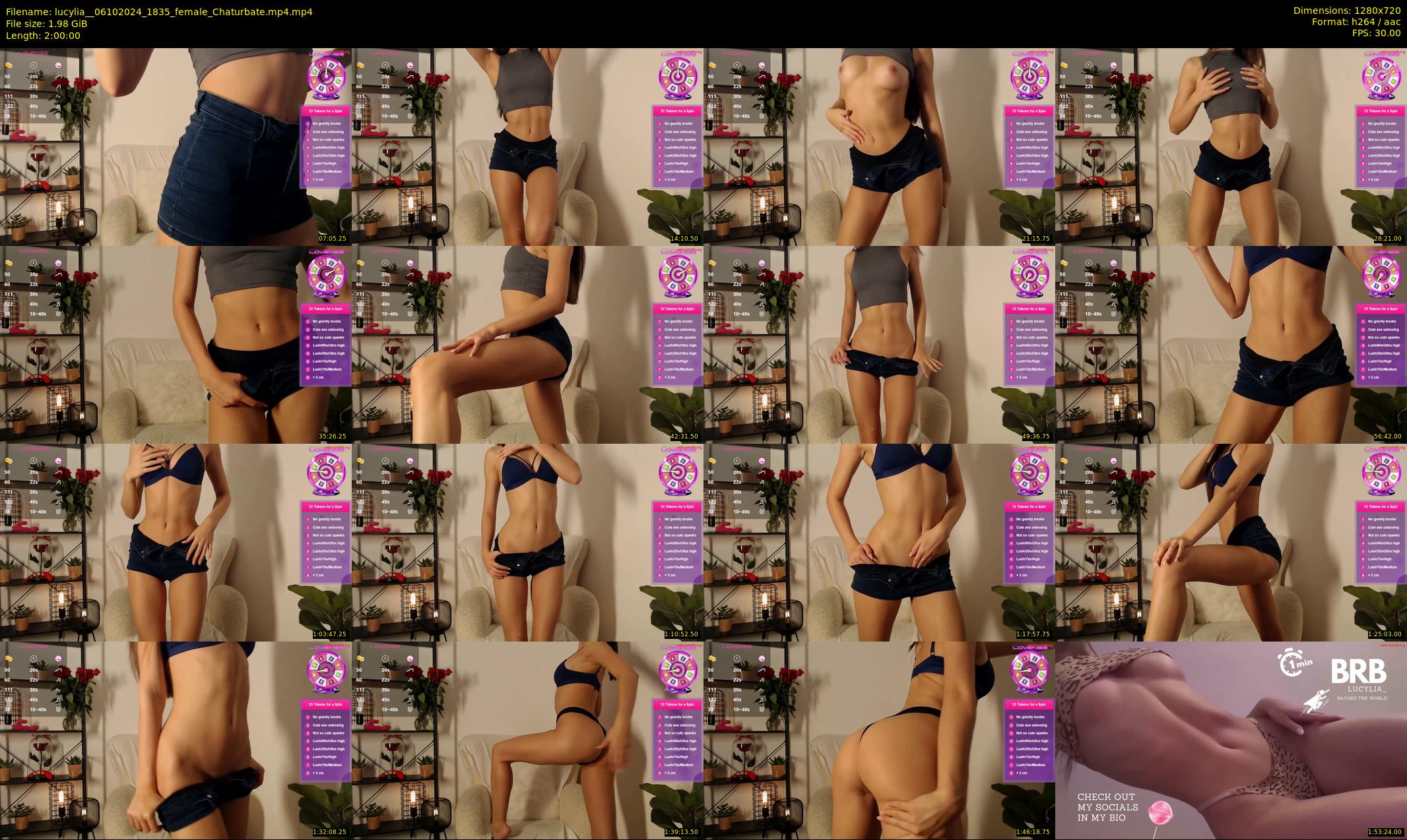 lucylia_ — 120 minute Chaturbate female cam show recording, 720p, Oct 6, 2024