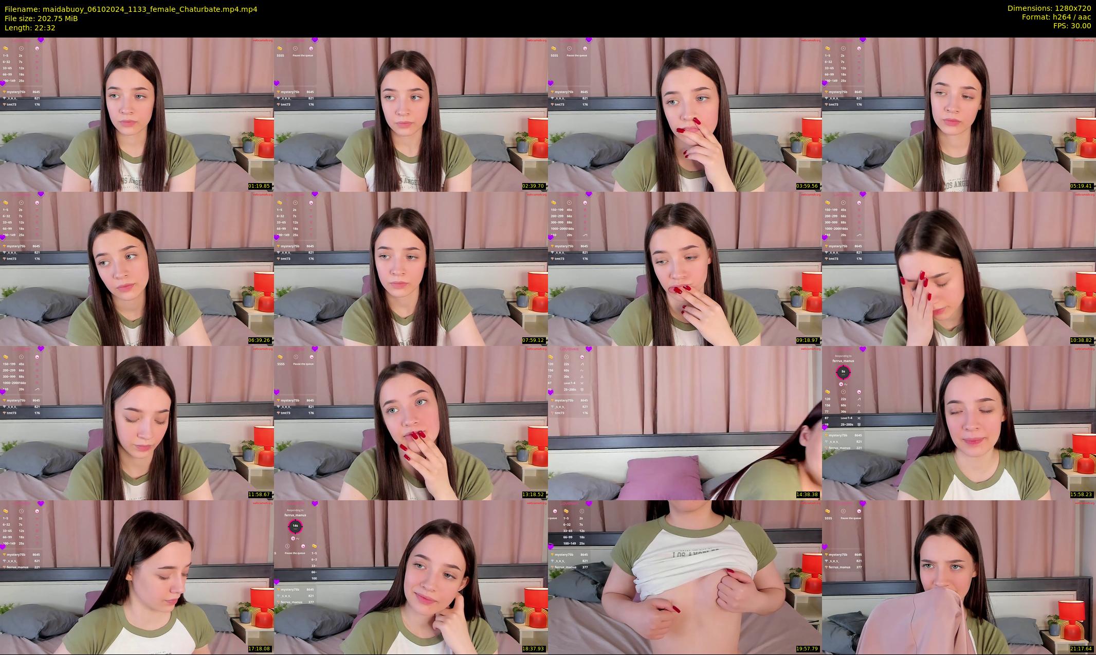 maidabuoy — 23 minute Chaturbate female cam show recording, 720p, Oct 6, 2024