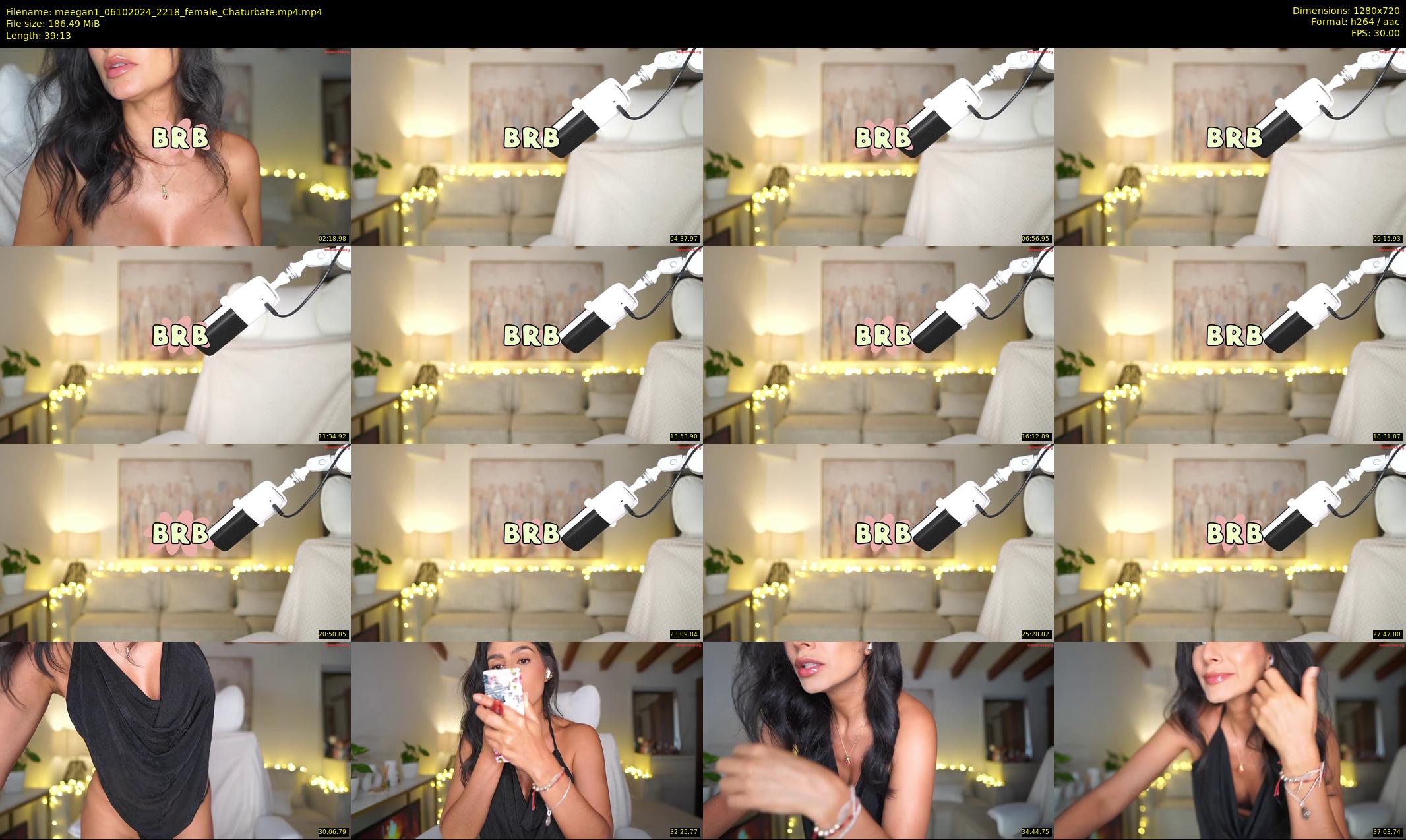 meegan1 — 40 minute Chaturbate female cam show recording, 720p, Oct 6, 2024