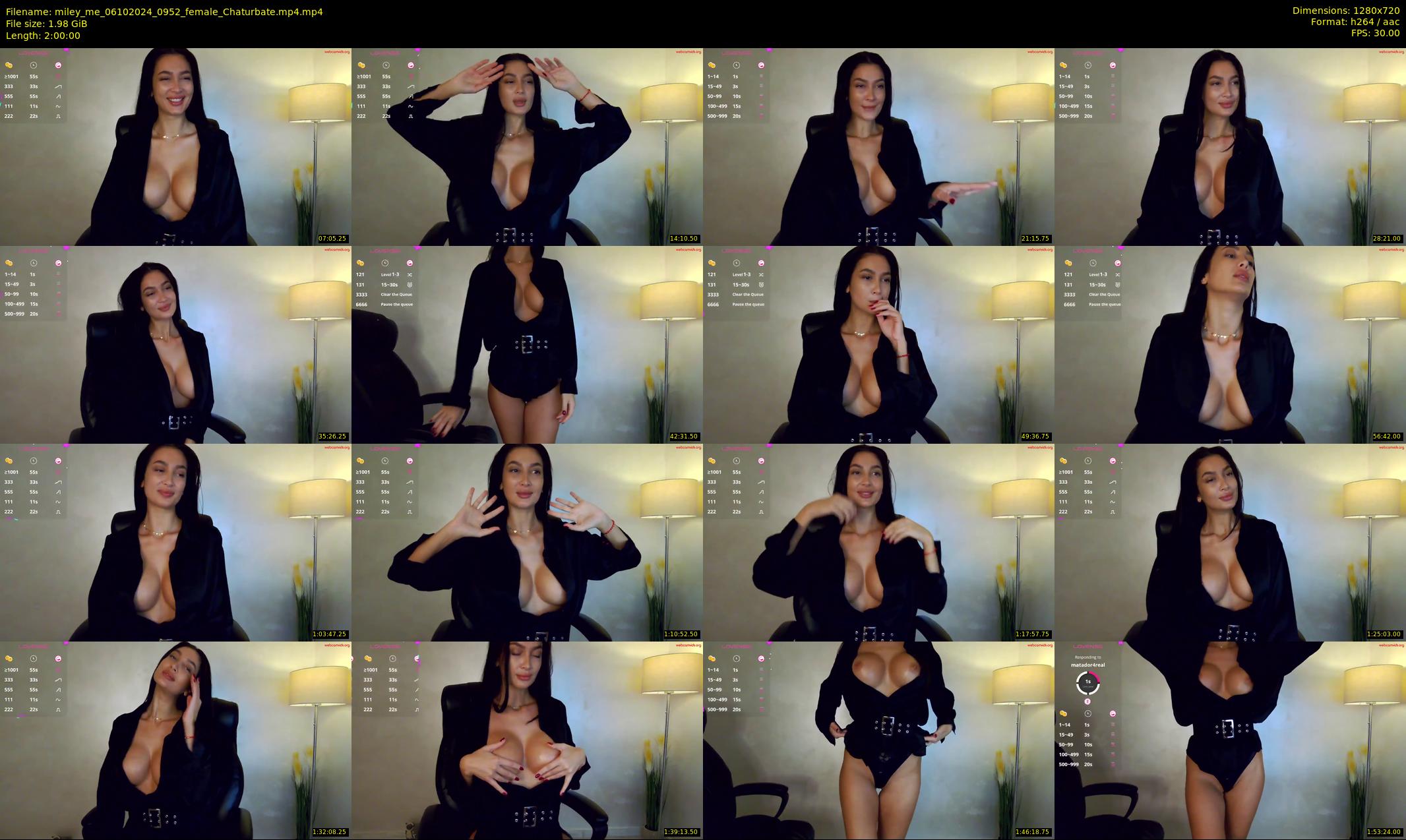 miley_me — 120 minute Chaturbate female cam show recording, 720p, Oct 6, 2024