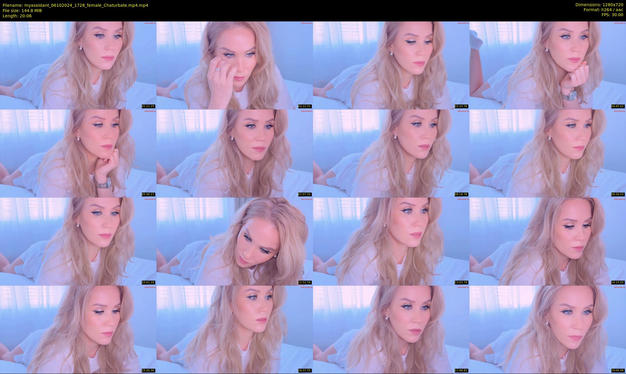 myassistant — 21 minute Chaturbate female cam show recording, 720p, Oct 6, 2024