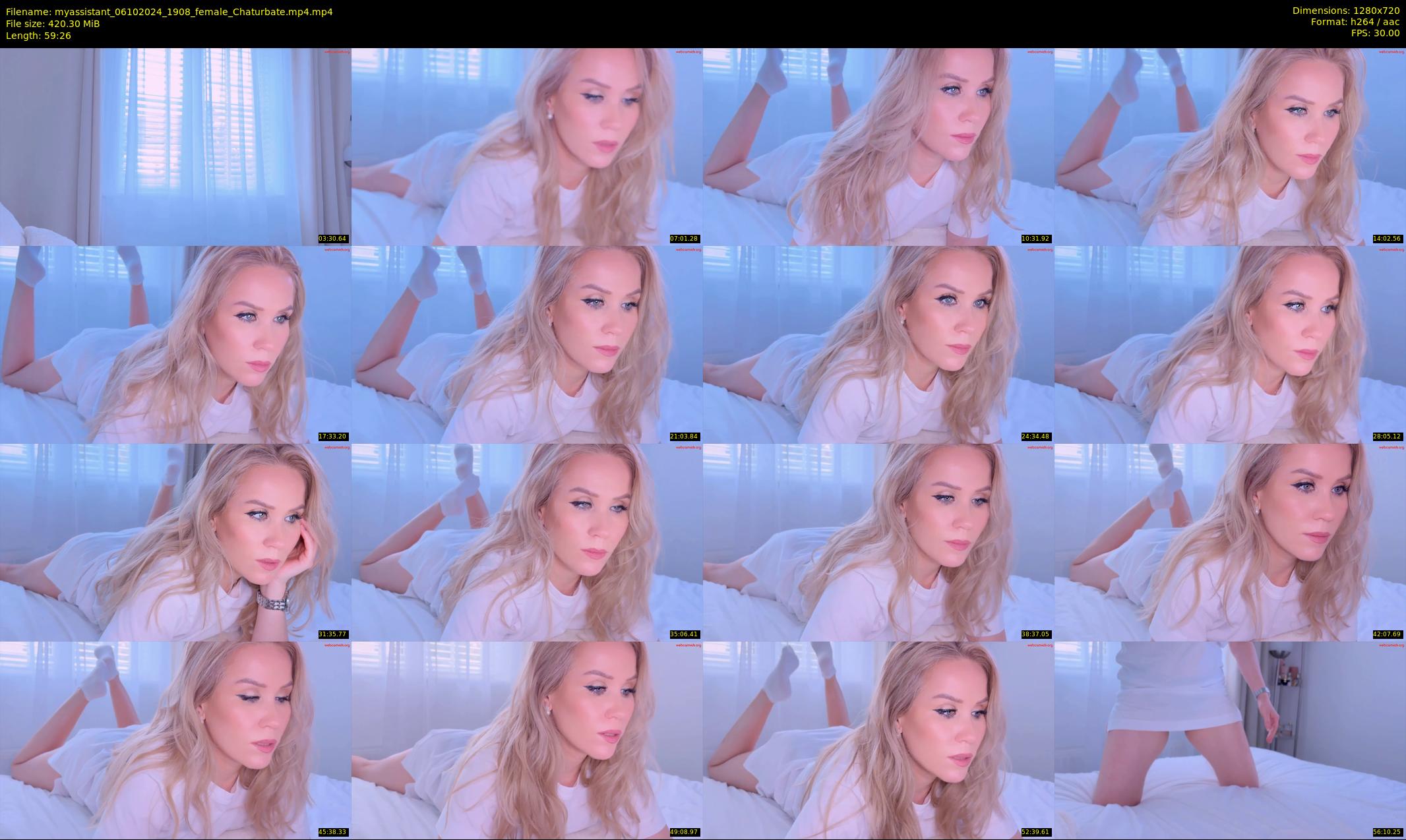 myassistant — 60 minute Chaturbate female cam show recording, 720p, Oct 6, 2024