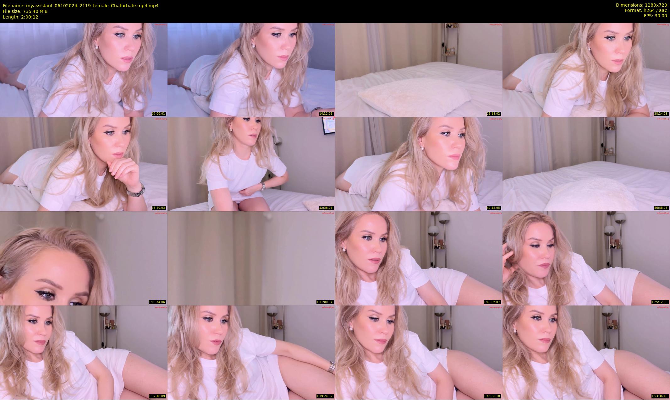 myassistant — 121 minute Chaturbate female cam show recording, 720p, Oct 6, 2024