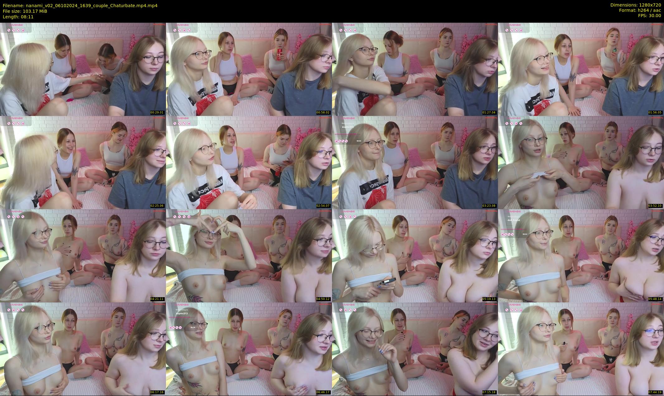 nanami_v02 — 9 minute Chaturbate couple cam show recording, 720p, Oct 6, 2024