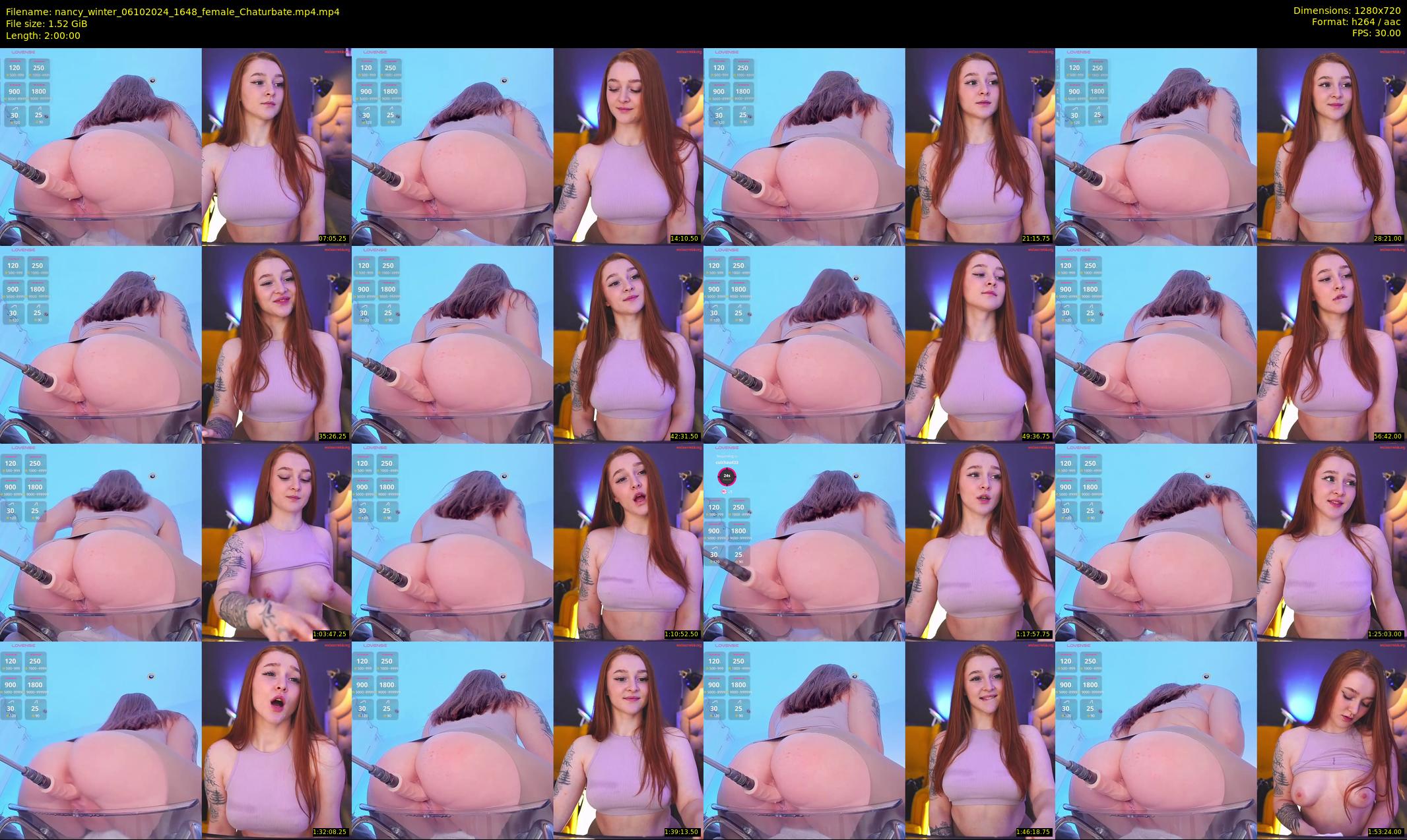 nancy_winter — 120 minute Chaturbate female cam show recording, 720p, Oct 6, 2024